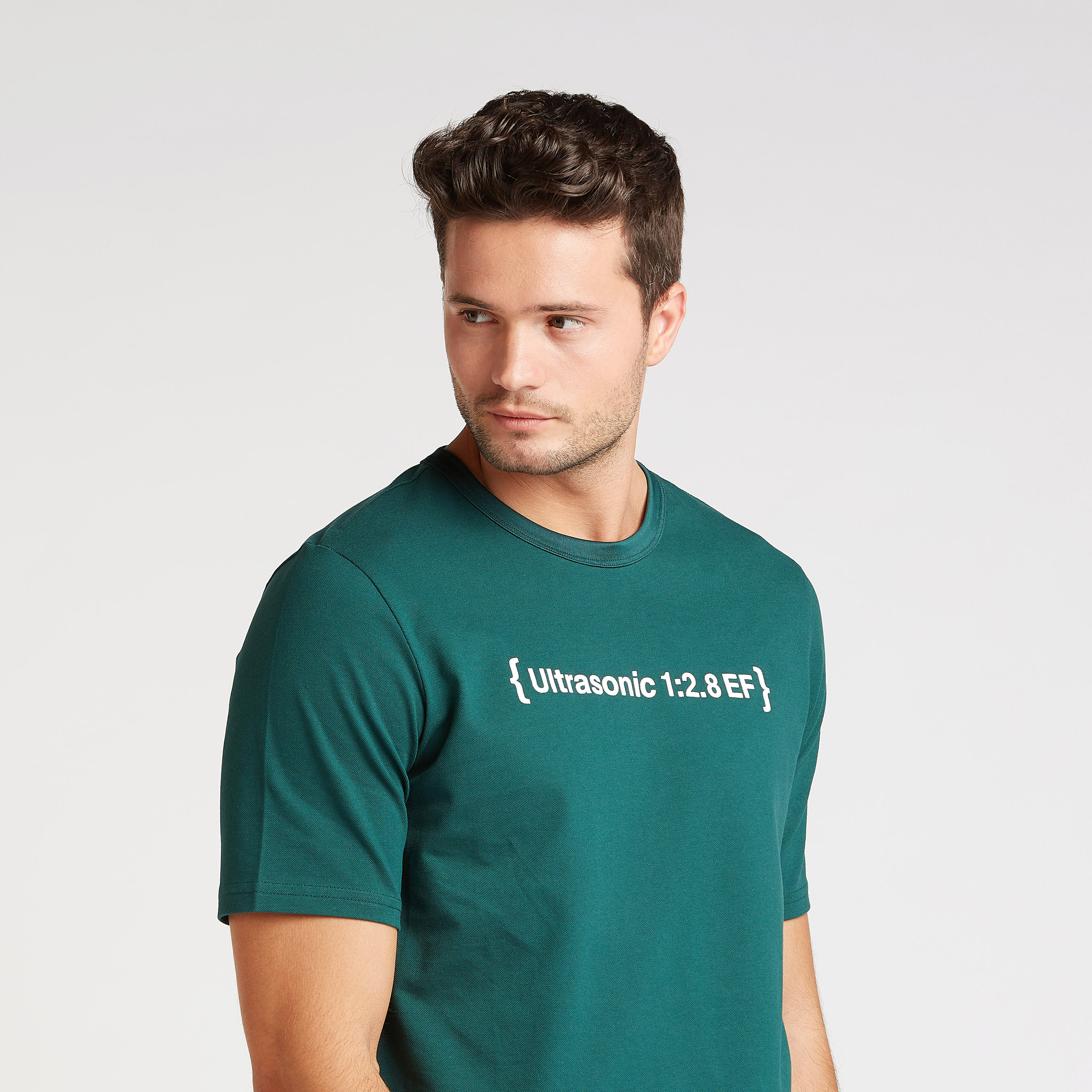 Typographic Print T-shirt with Crew Neck and Short Sleeves-men-clothing-tshirtsandpolos-tshirts-image-3