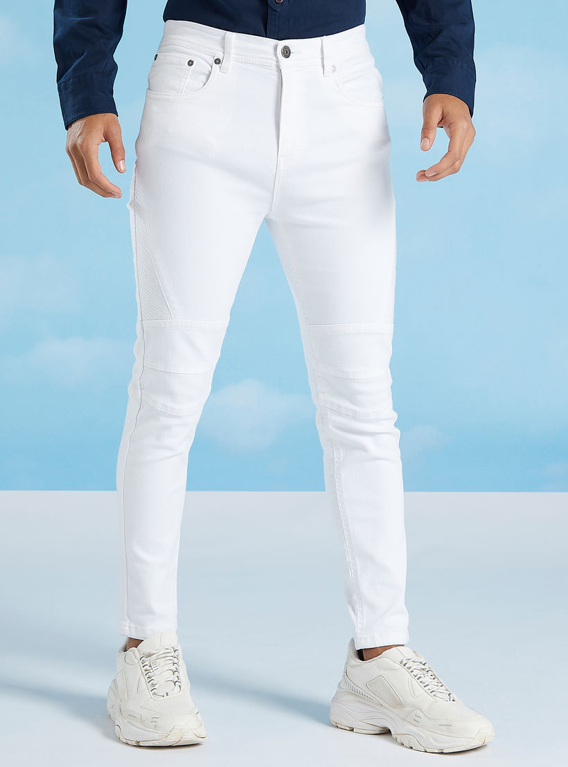 بنطلون جينز بارز الملمس بجيوب وعراوي حزام-men-clothing-bottoms-jeans-image-1