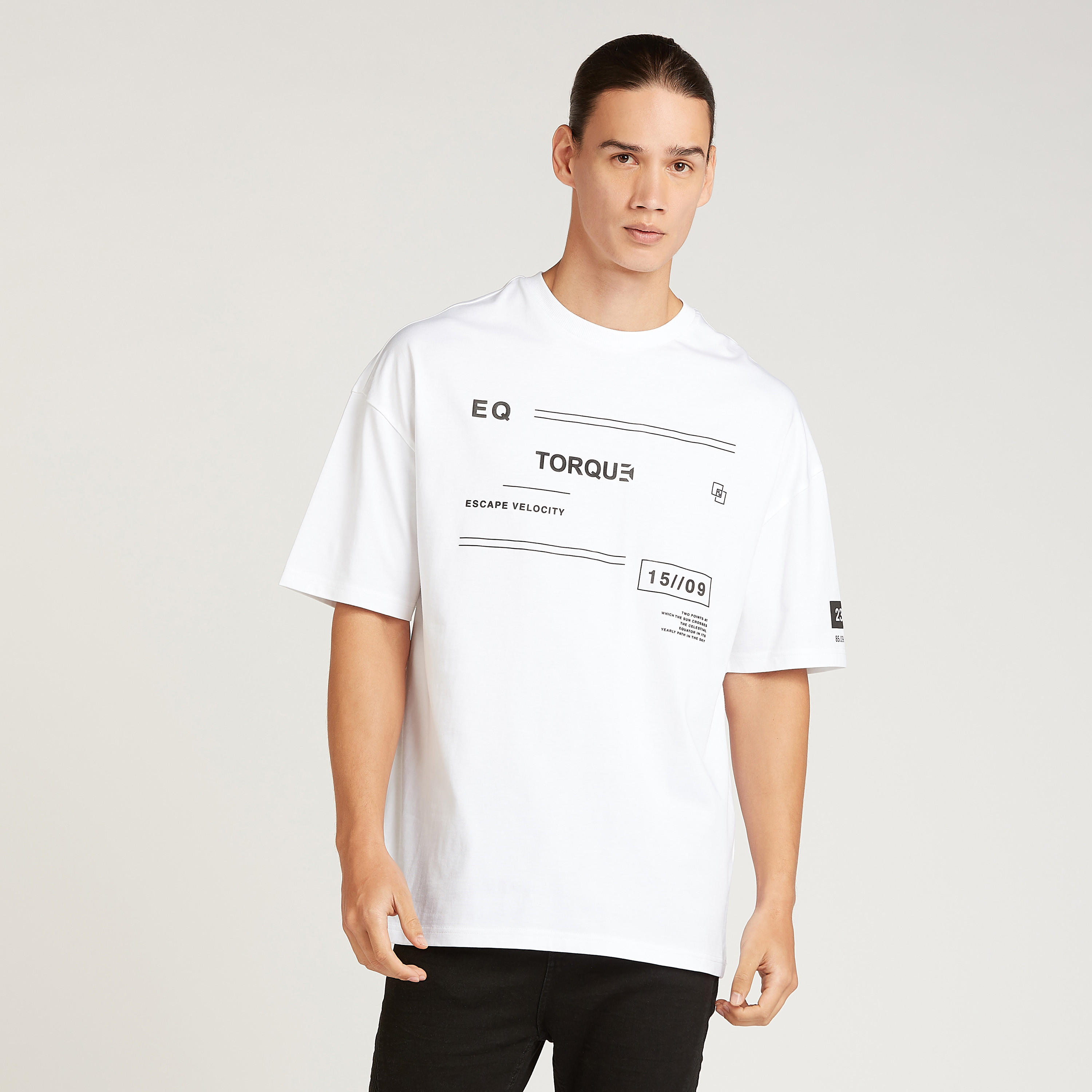 Printed T-shirt with Crew Neck and Short Sleeves-men-clothing-tshirtsandpolos-tshirts-image-1