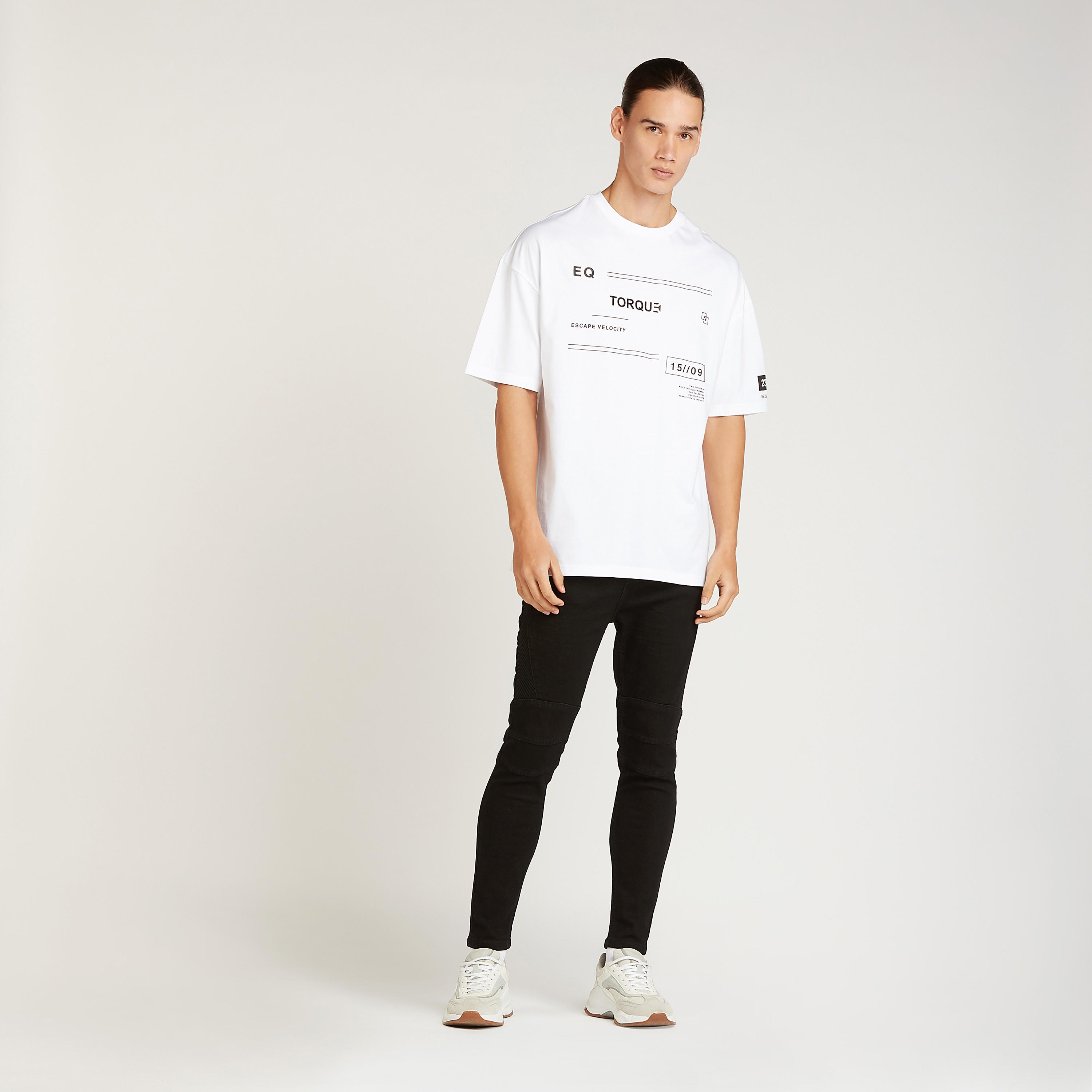 Printed T-shirt with Crew Neck and Short Sleeves-men-clothing-tshirtsandpolos-tshirts-image-2