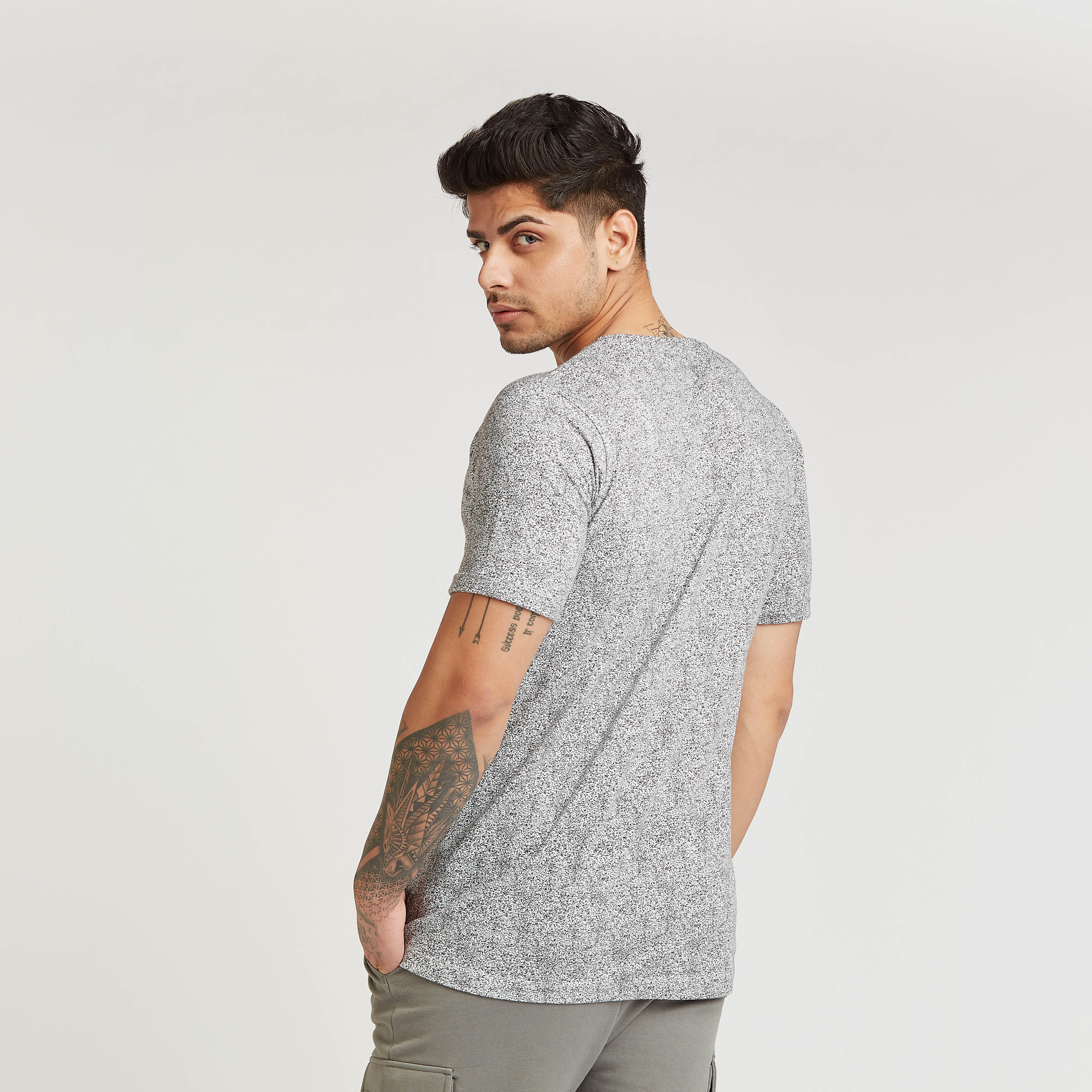 Printed T-shirt with Crew Neck and Short Sleeves-men-clothing-tshirtsandpolos-tshirts-image-4