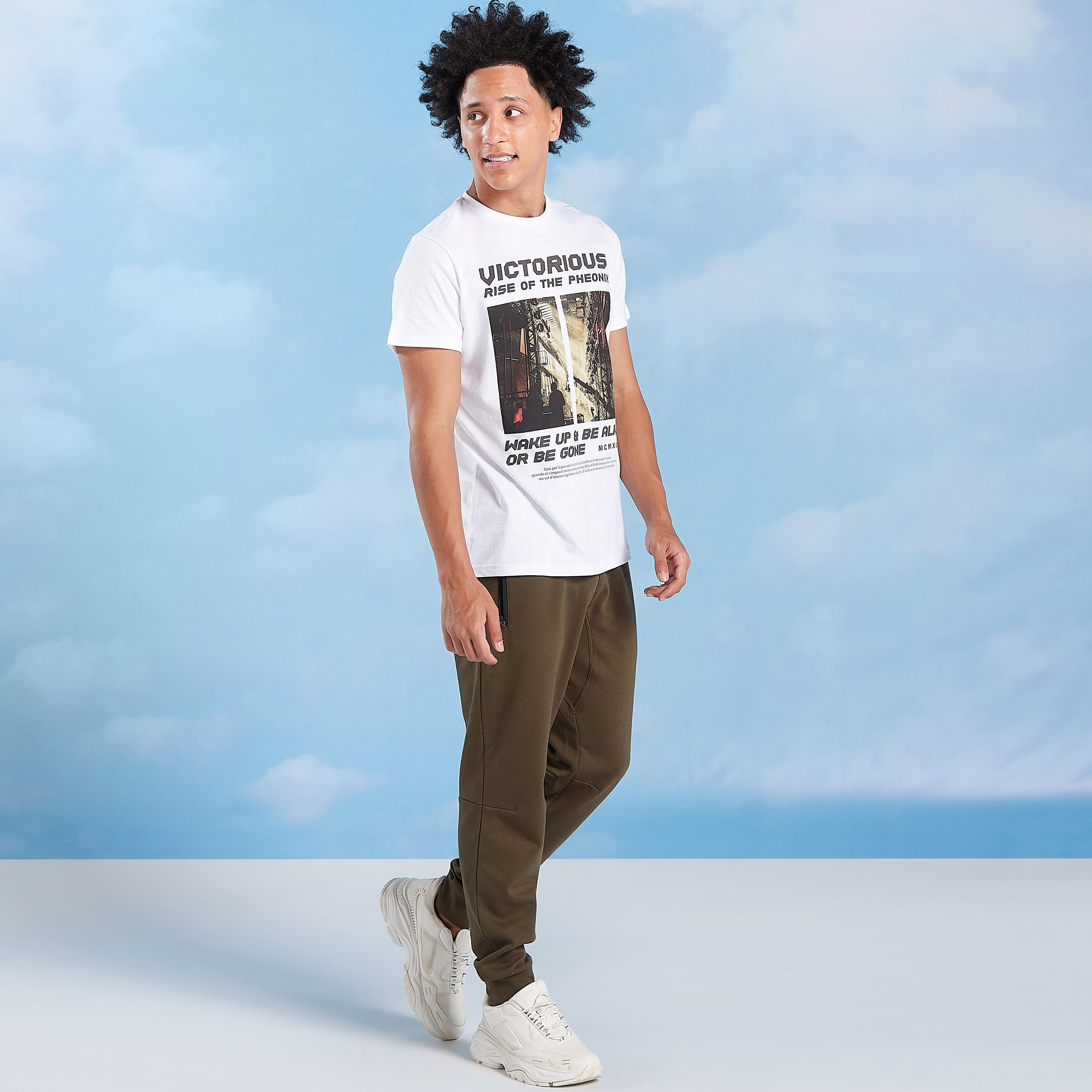 Printed T-shirt with Crew Neck and Short Sleeves-men-clothing-tshirtsandpolos-tshirts-image-2