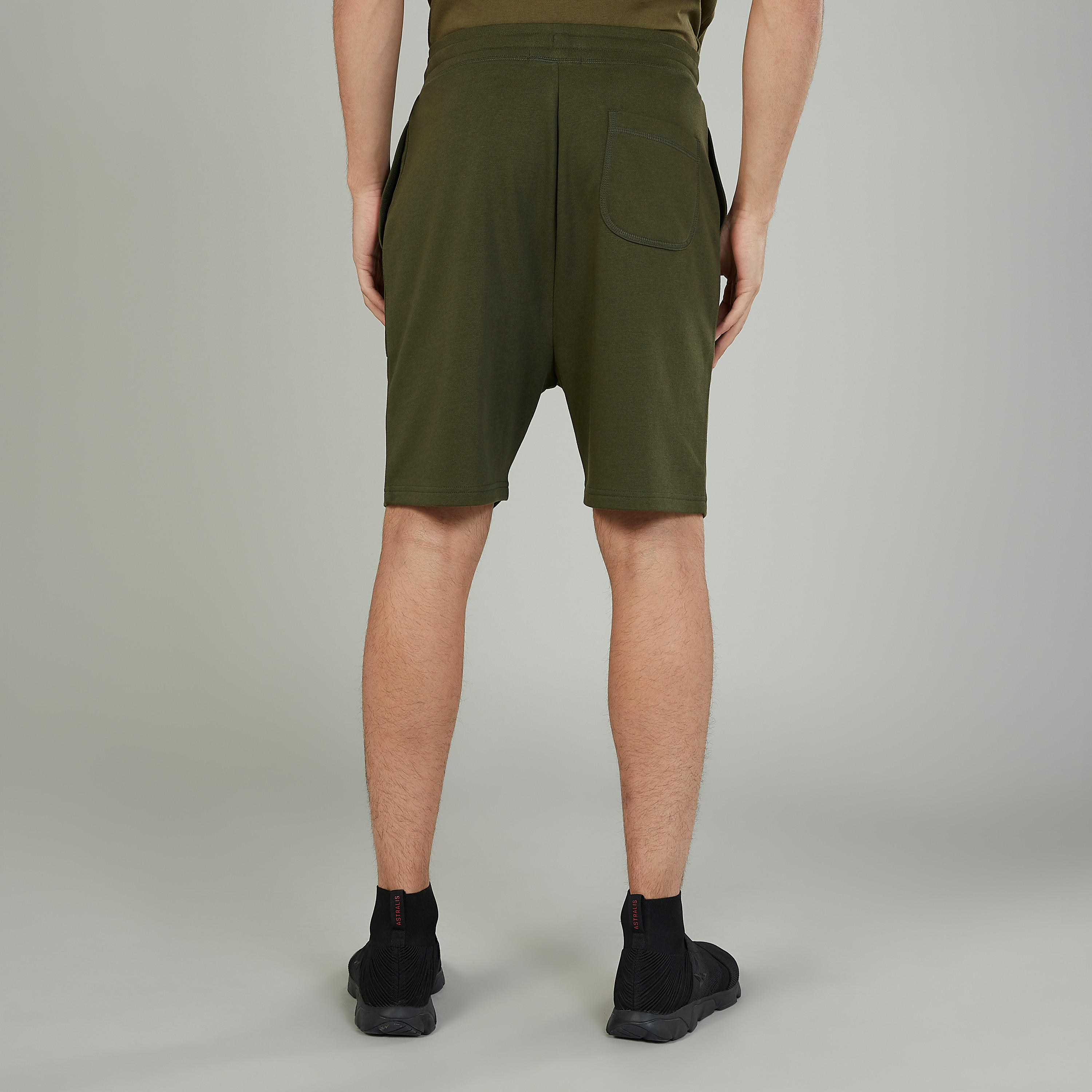 Solid Shorts with Pocket Detail and Drawstring-men-clothing-bottoms-shorts-image-4