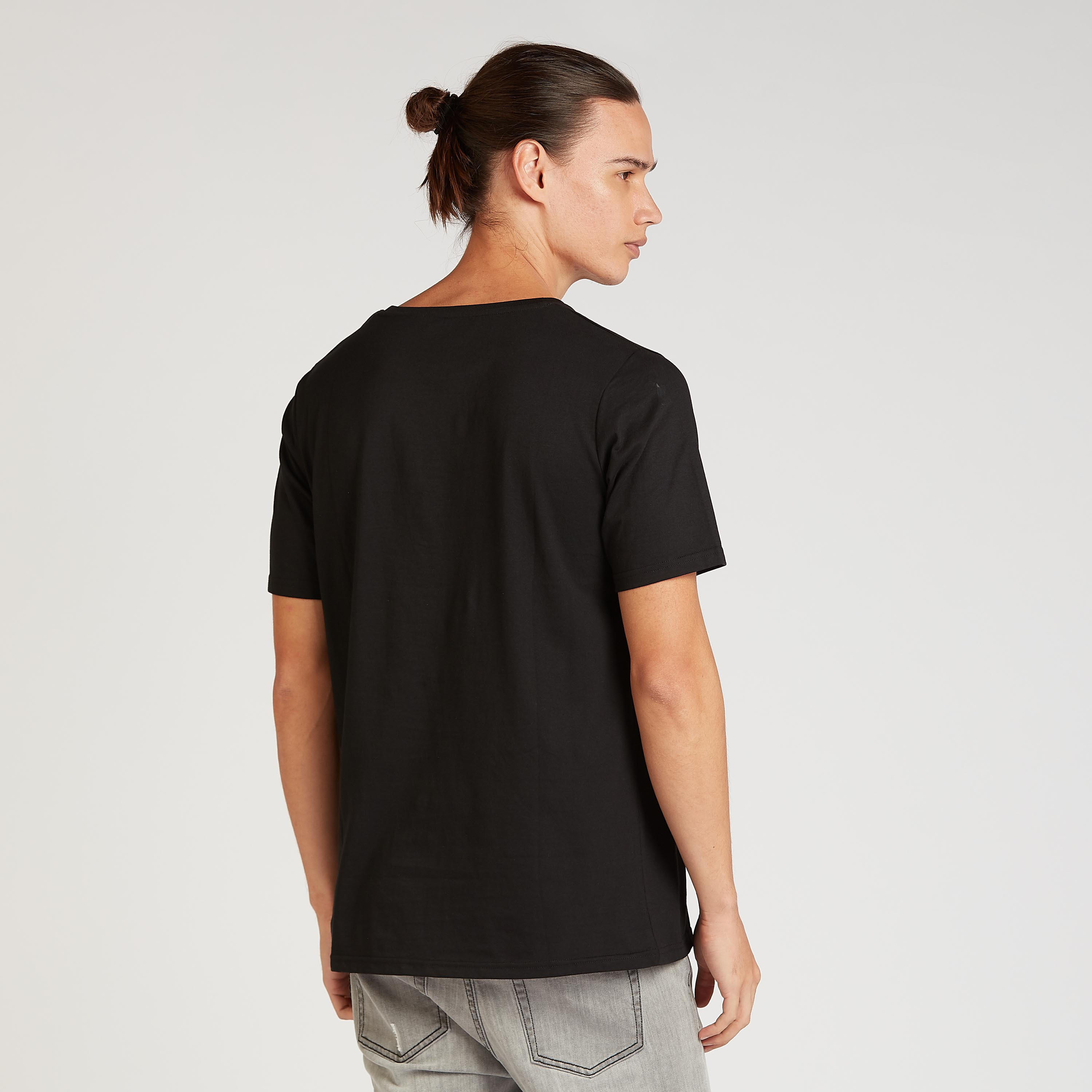 Printed T-shirt with Crew Neck and Short Sleeves-men-clothing-tshirtsandpolos-tshirts-image-4