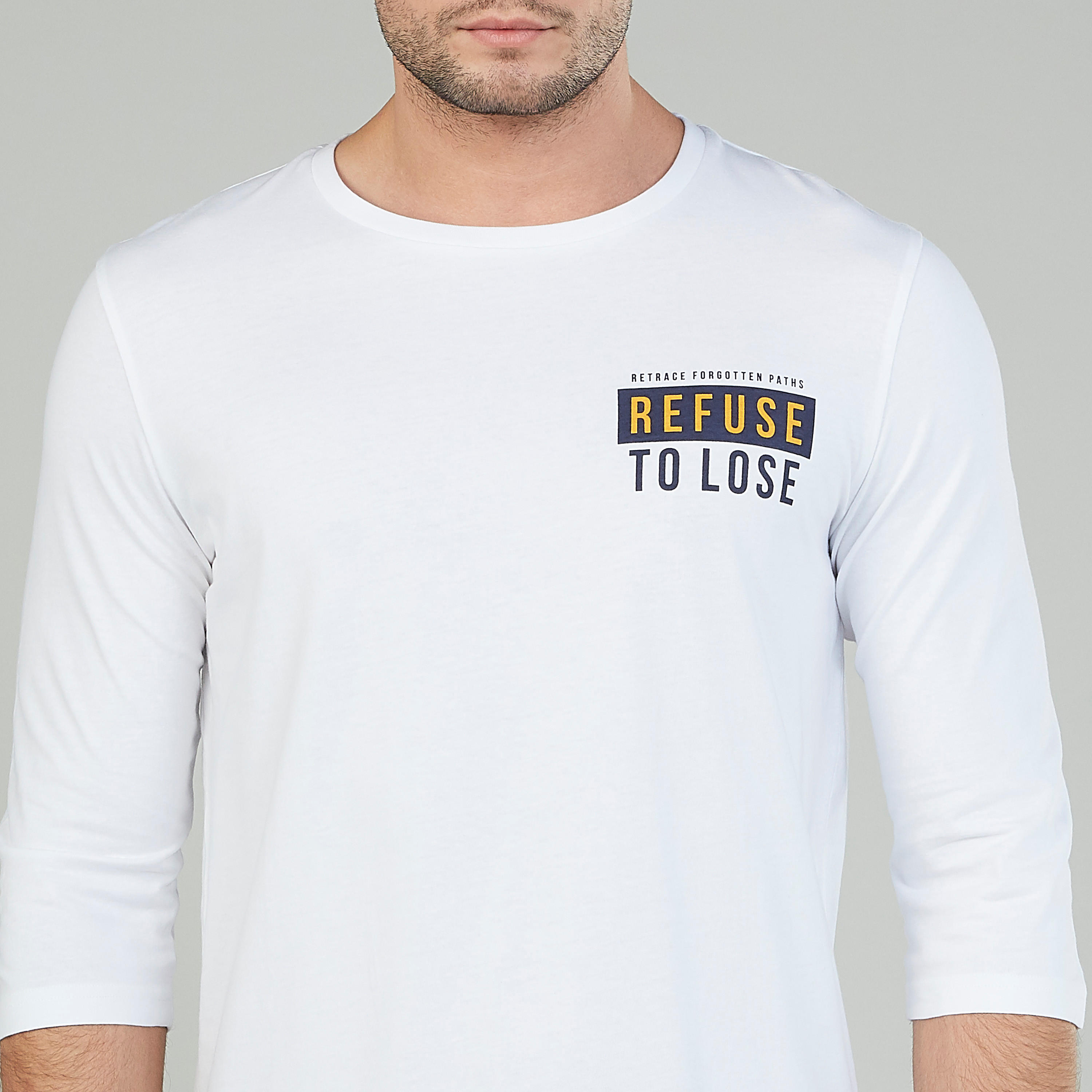 تيشيرت بياقة مستديرة وأكمام 3/4 وطبعات-men-clothing-tshirtsandpolos-tshirts-image-3