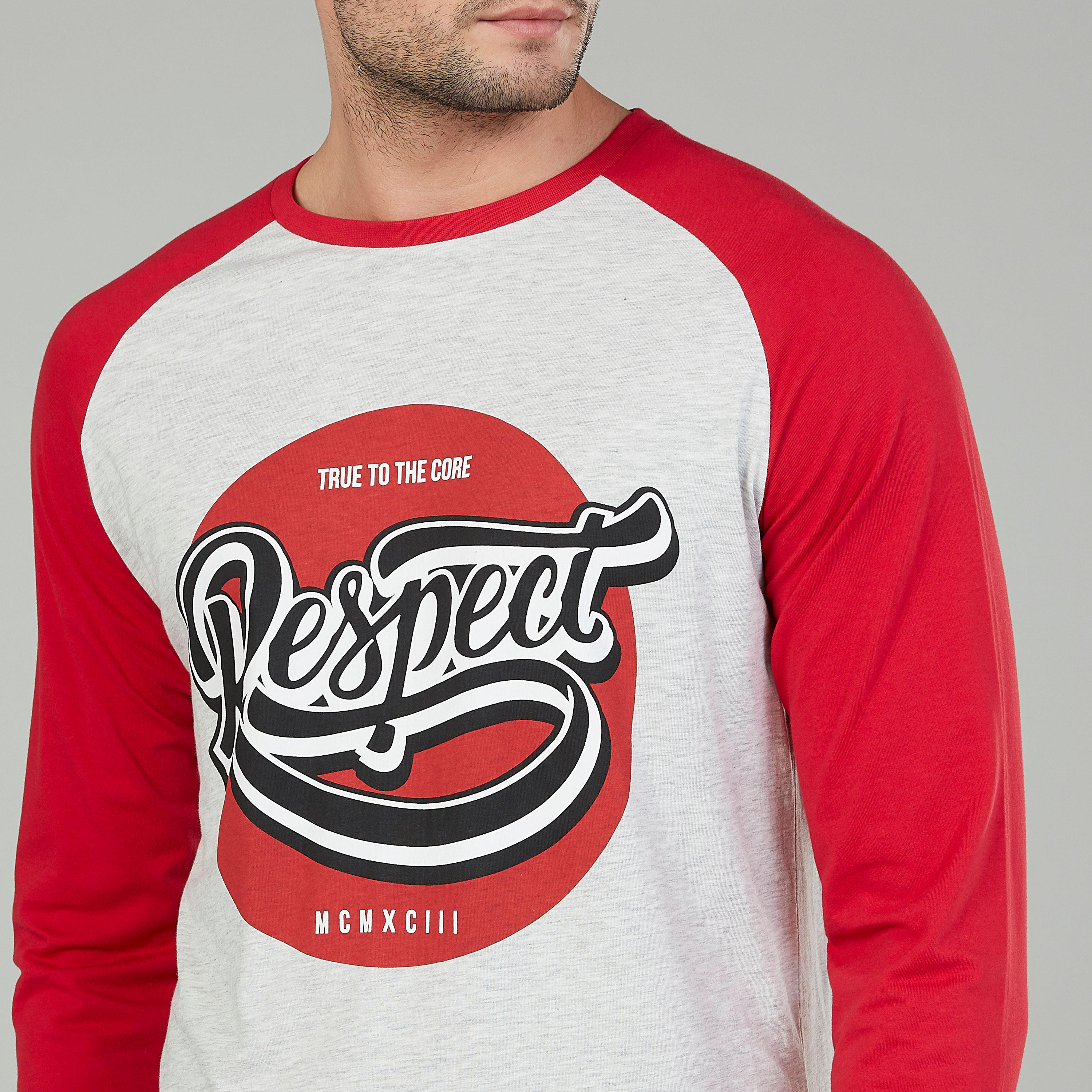 Printed T-shirt with Round Neck and Raglan Sleeves-men-clothing-tshirtsandpolos-tshirts-image-3