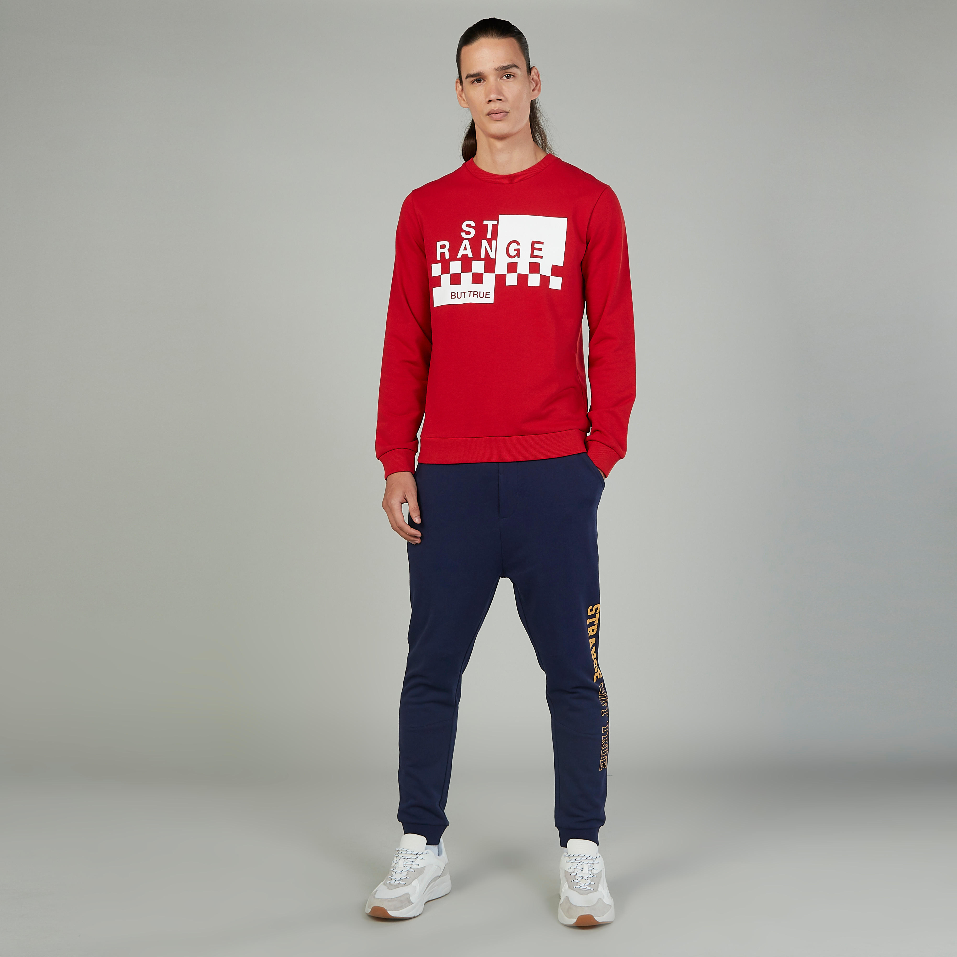 Printed Sweatshirt with Crew Neck and Long Sleeves-men-winterwear-hoodiesandsweatshirts-image-2