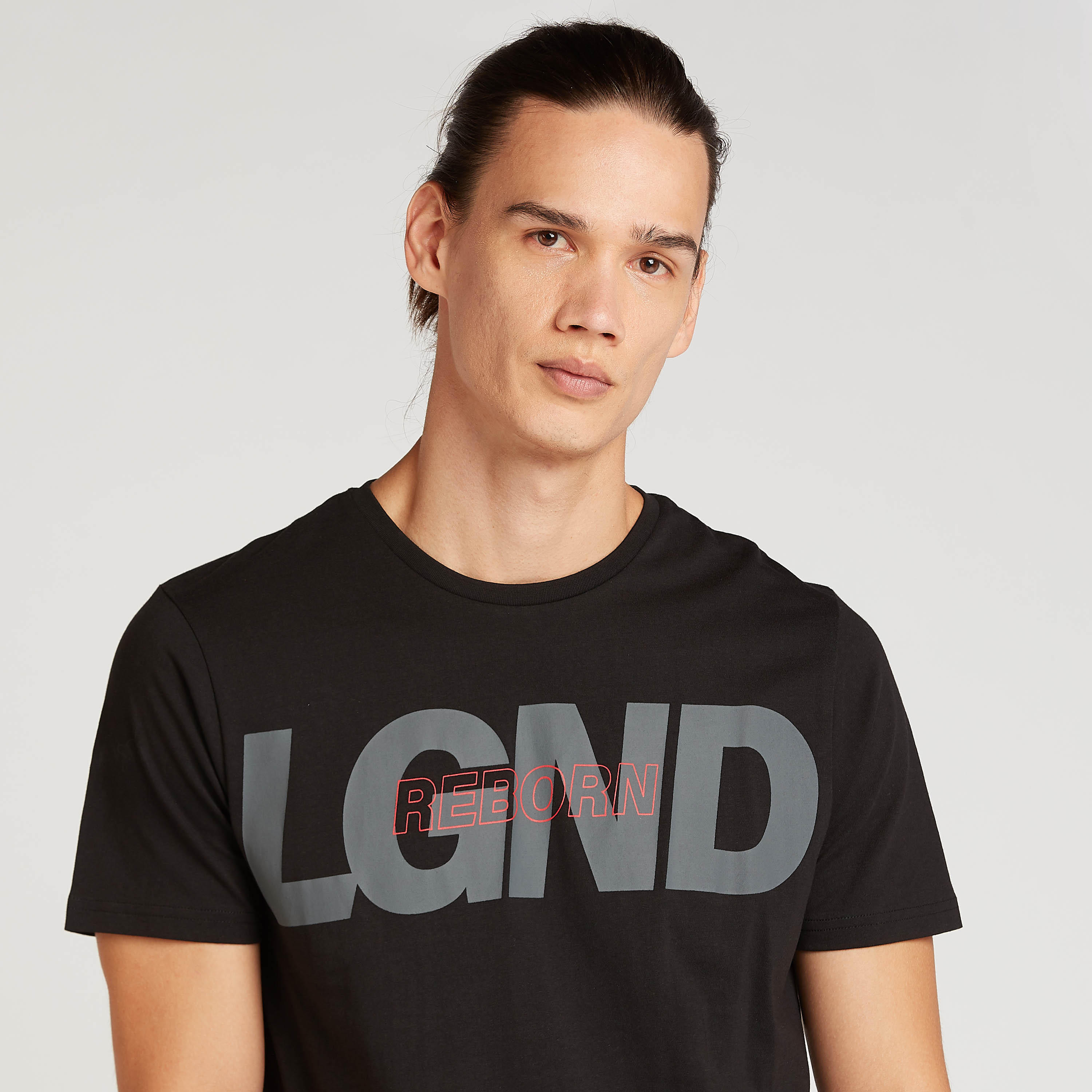 Slim Fit Printed T-shirt with Crew Neck and Short Sleeves-men-clothing-tshirtsandpolos-tshirts-image-3