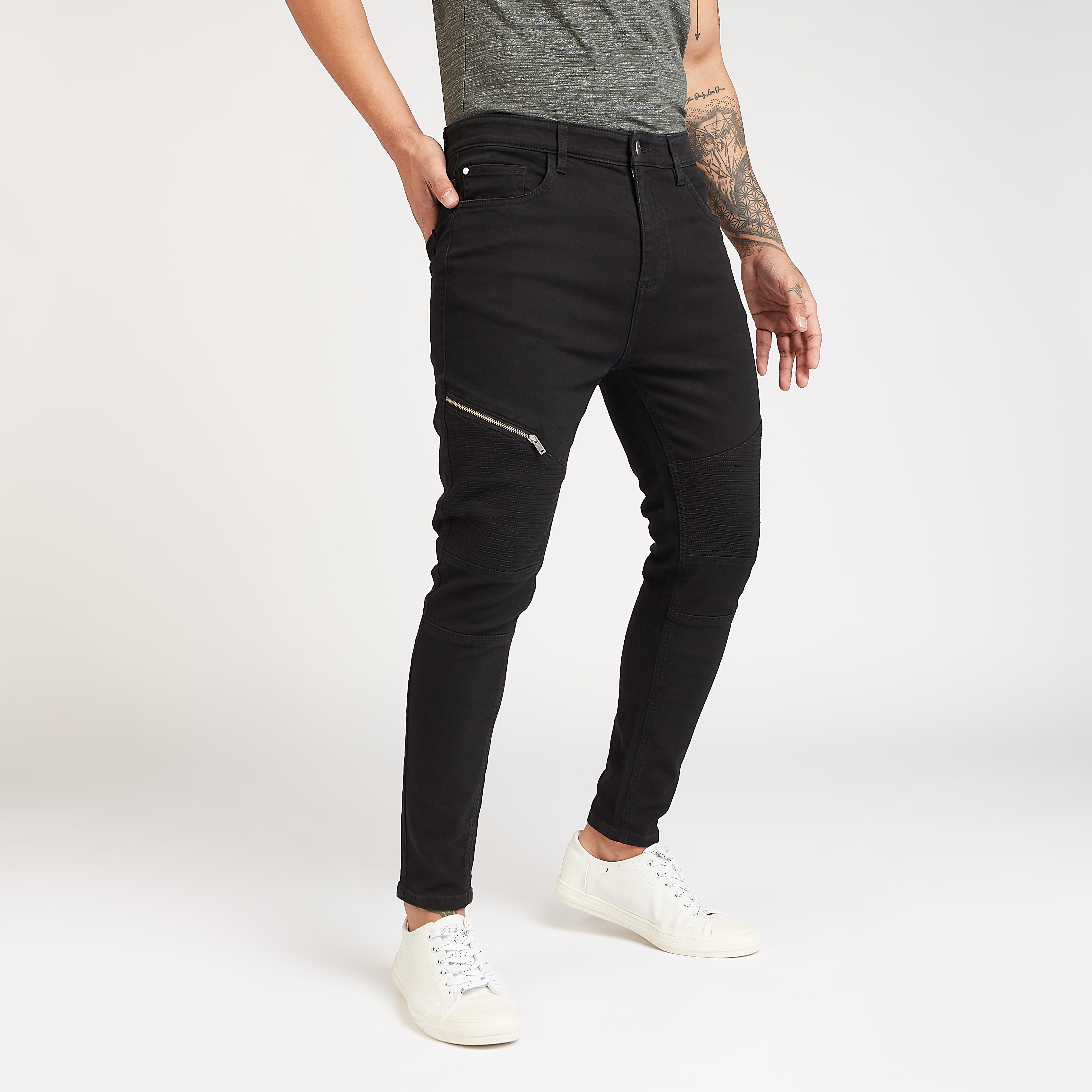 Full Length Cargo Trousers with Button Closure-men-clothing-bottoms-trousersandchinos-trousers-image-1