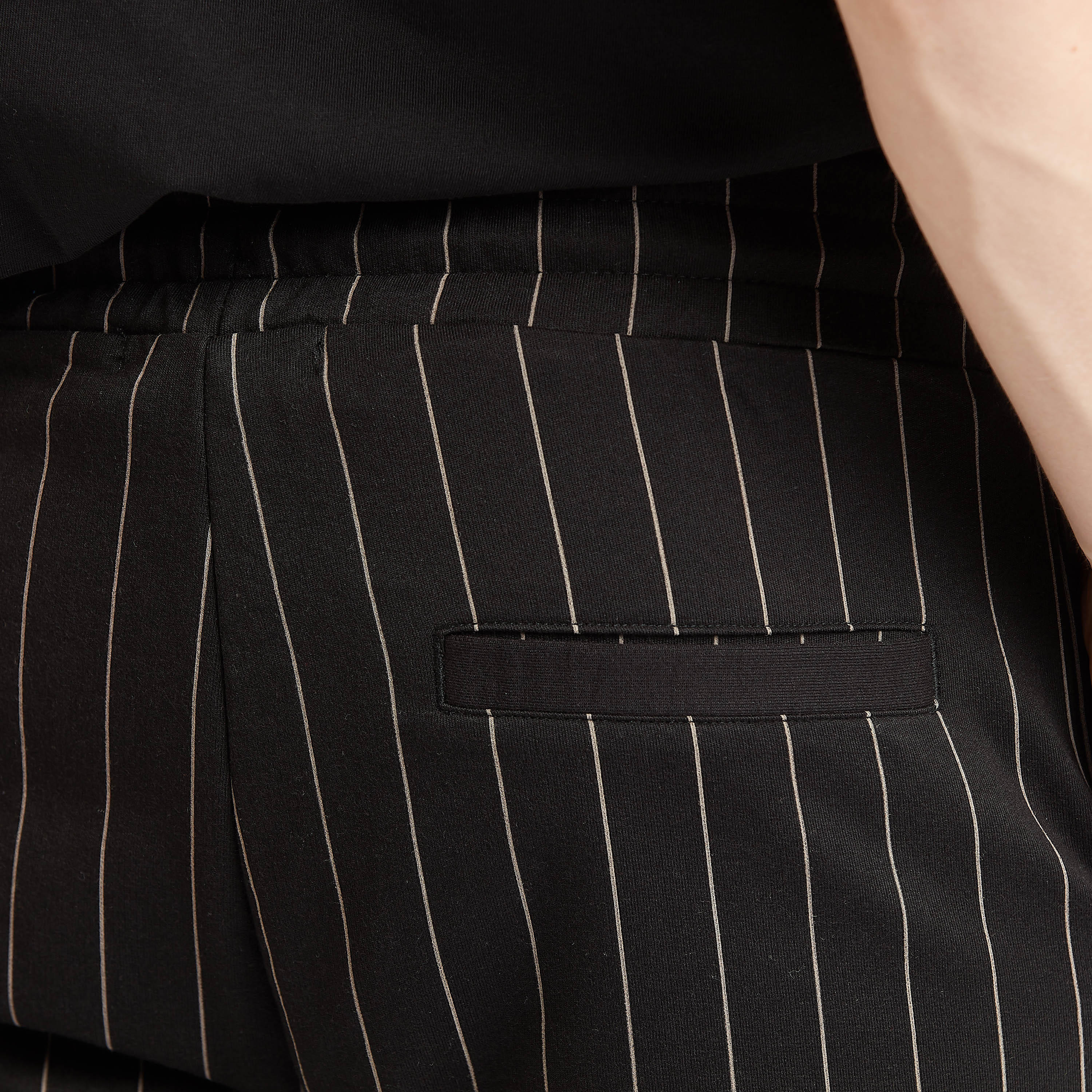 Slim Fit Striped Mid-Rise Trousers with Pocket Detail and Drawstring-men-clothing-bottoms-trousersandchinos-trousers-image-5