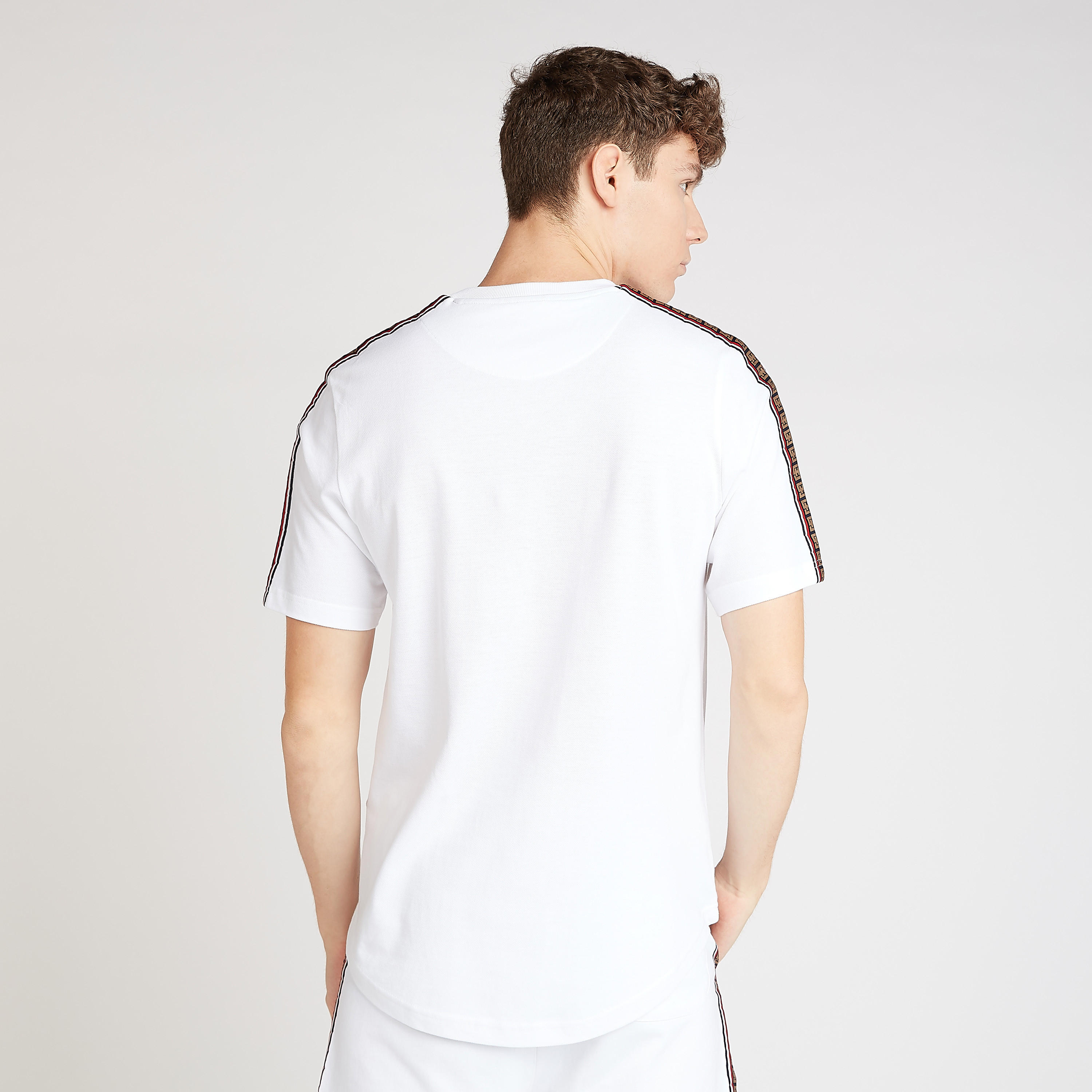 Graphic Print T-shirt with Crew Neck and Short Sleeves-men-clothing-tshirtsandpolos-tshirts-image-4