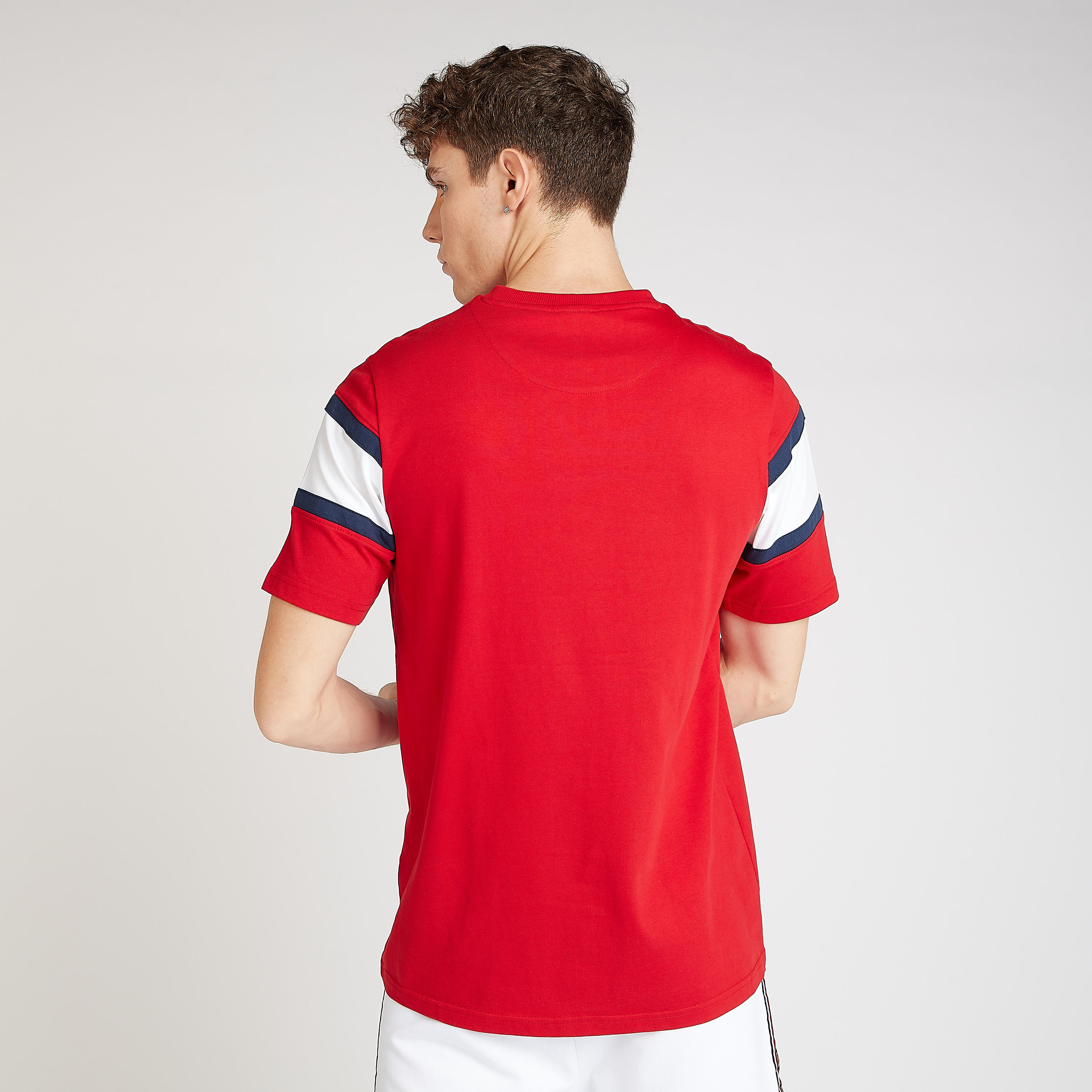 Graphic Print T-shirt with Crew Neck and Short Sleeves-men-clothing-tshirtsandpolos-tshirts-image-4