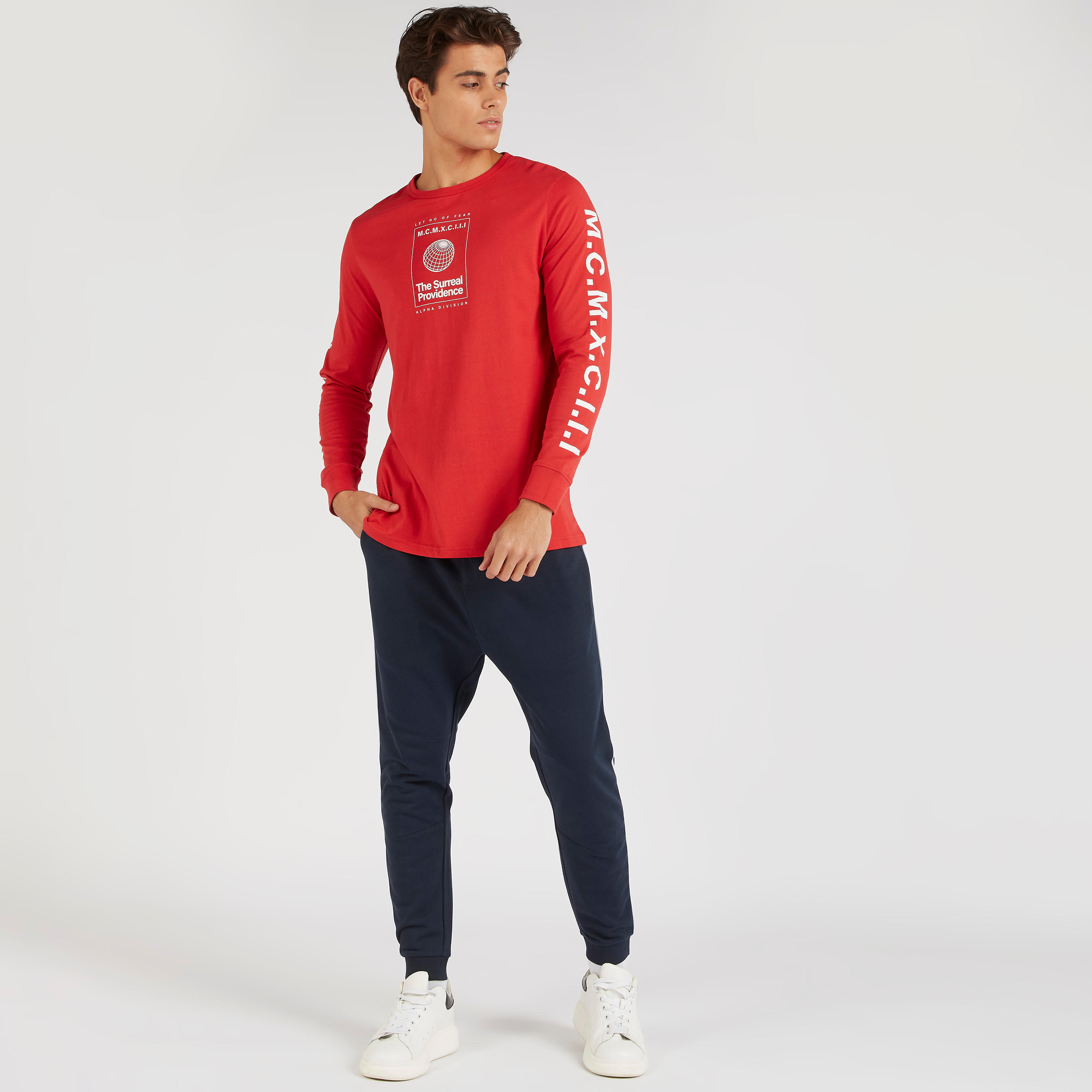 Textured Joggers with Pockets and Drawstring Closure-men-clothing-bottoms-joggers-image-2