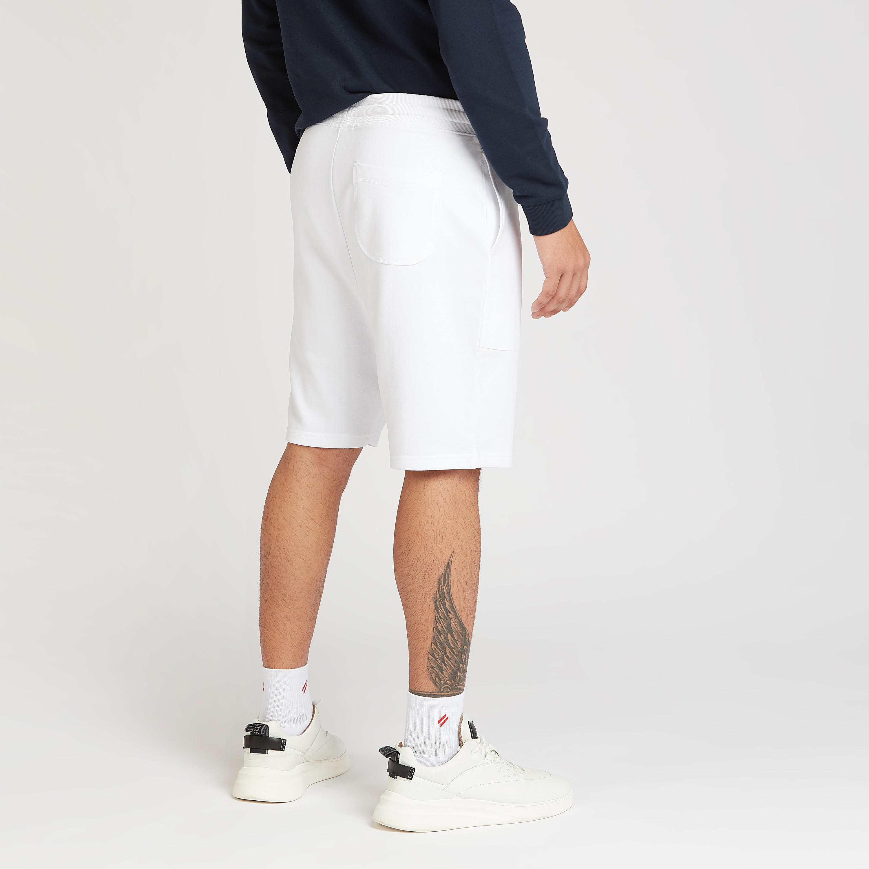 Sustainable Solid Shorts with Pocket Detail and Drawstring-men-clothing-bottoms-shorts-image-4