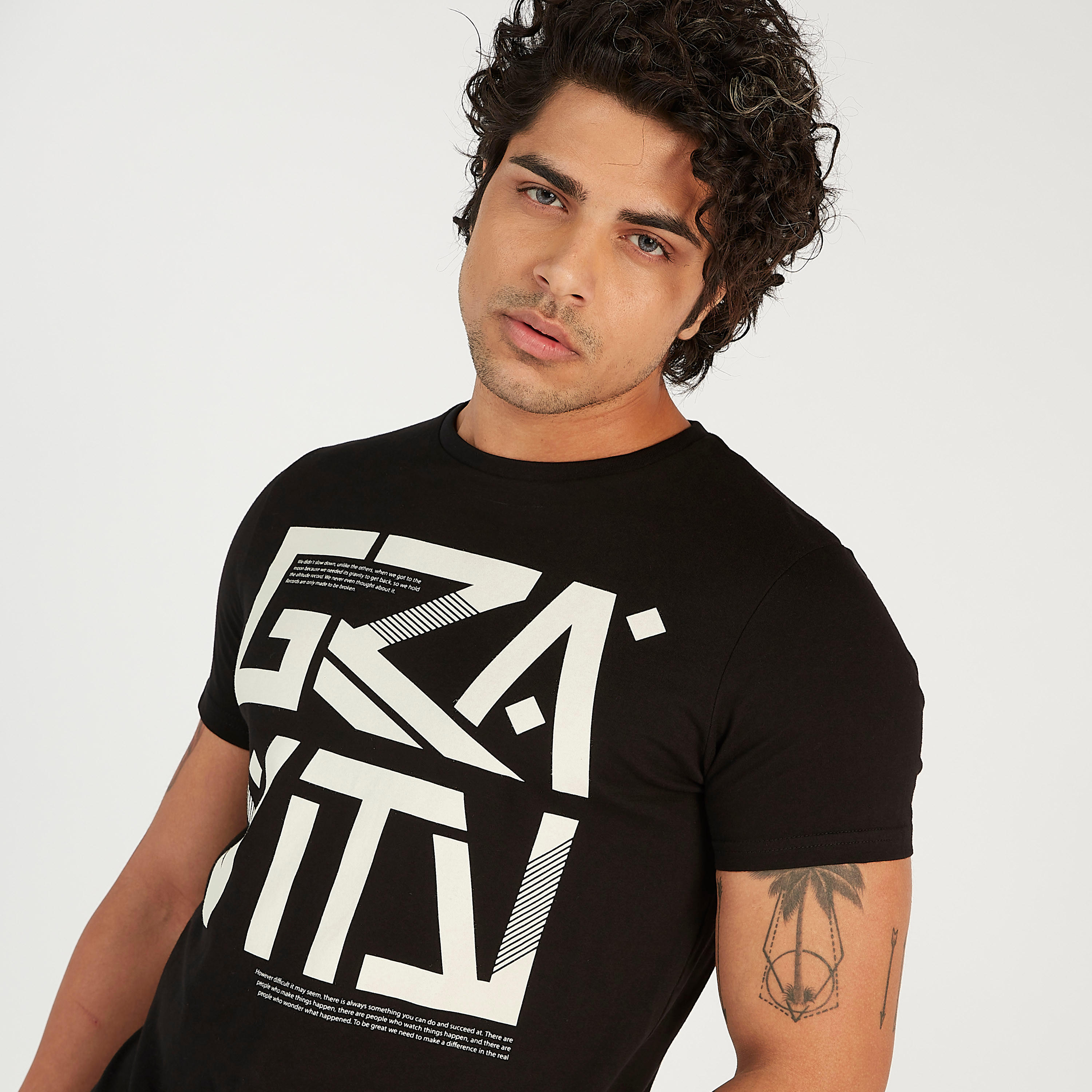 Printed T-shirt with Short Sleeves and Crew Neck-men-clothing-tshirtsandpolos-tshirts-image-3