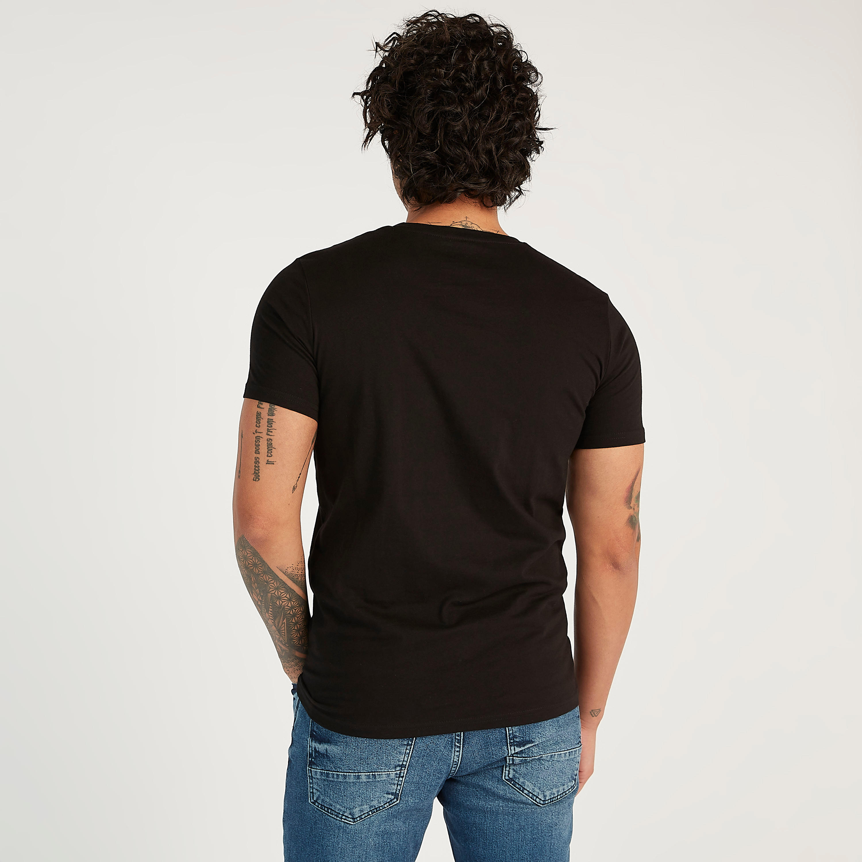 Printed T-shirt with Short Sleeves and Crew Neck-men-clothing-tshirtsandpolos-tshirts-image-4