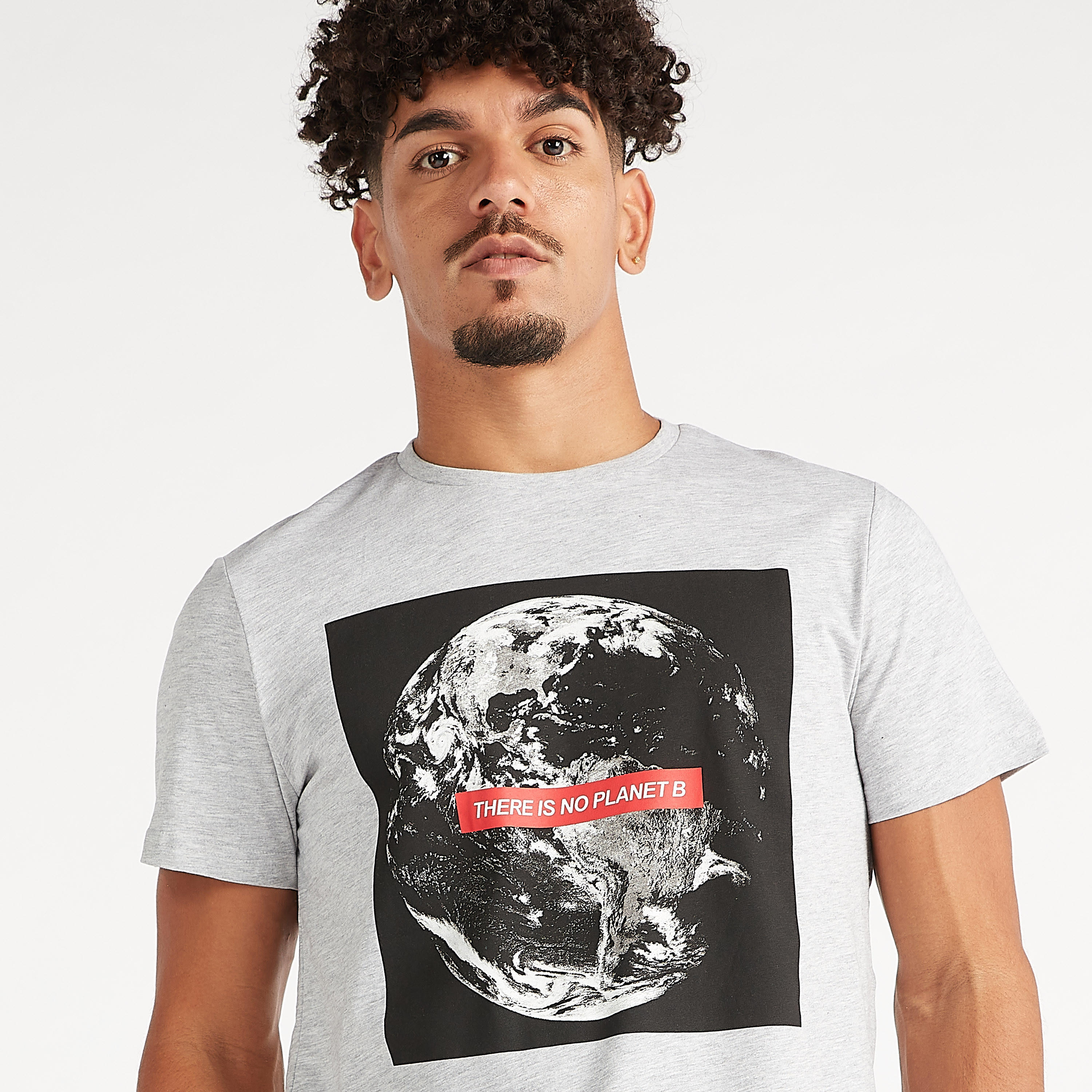 Printed Crew Neck T-shirt with Short Sleeves-men-clothing-tshirtsandpolos-tshirts-image-2
