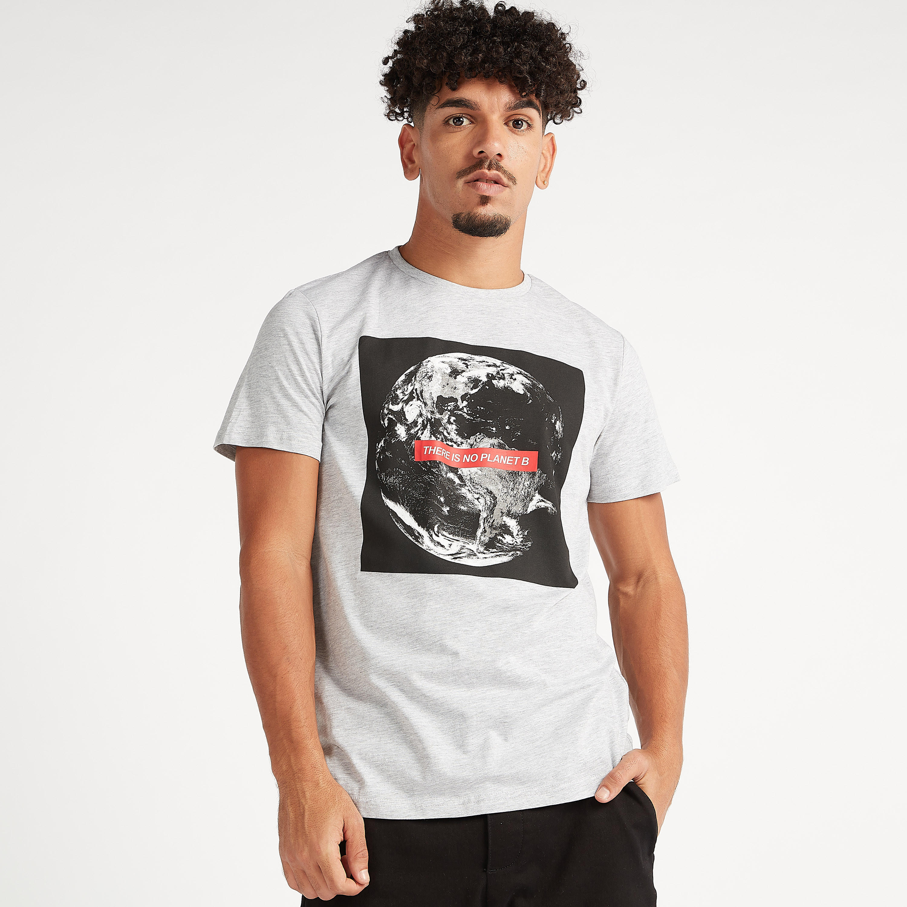 Printed Crew Neck T-shirt with Short Sleeves-men-clothing-tshirtsandpolos-tshirts-image-3