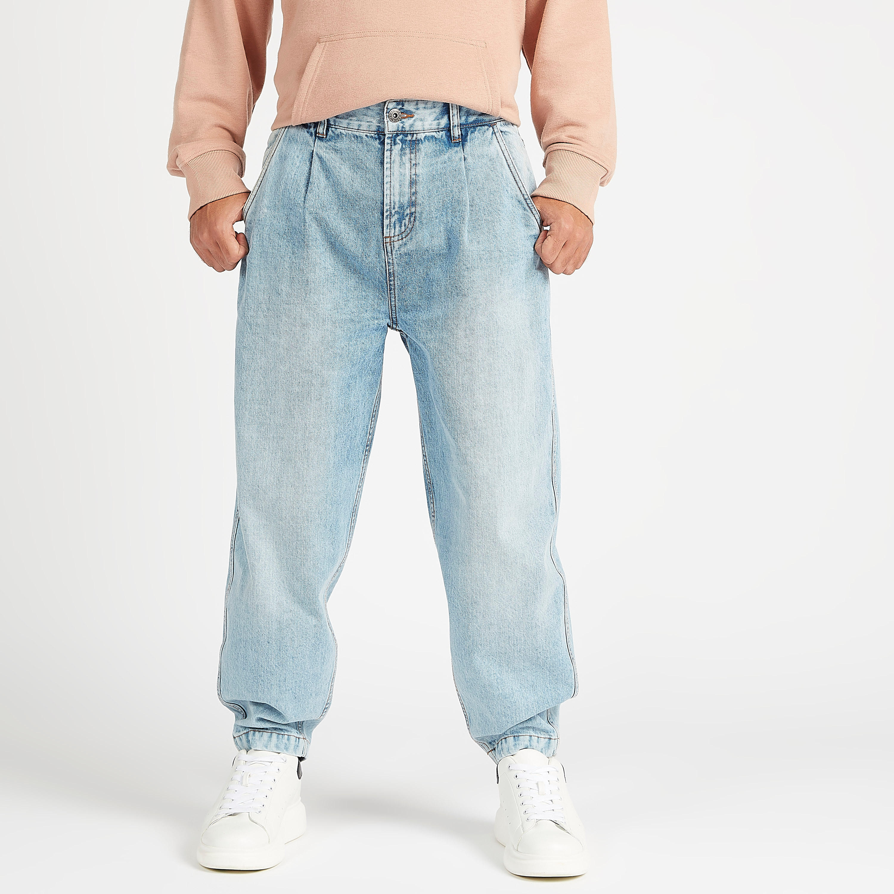 بنطلون جينز مستدام دينم واسع بزر إغلاق-men-clothing-bottoms-jeans-image-1