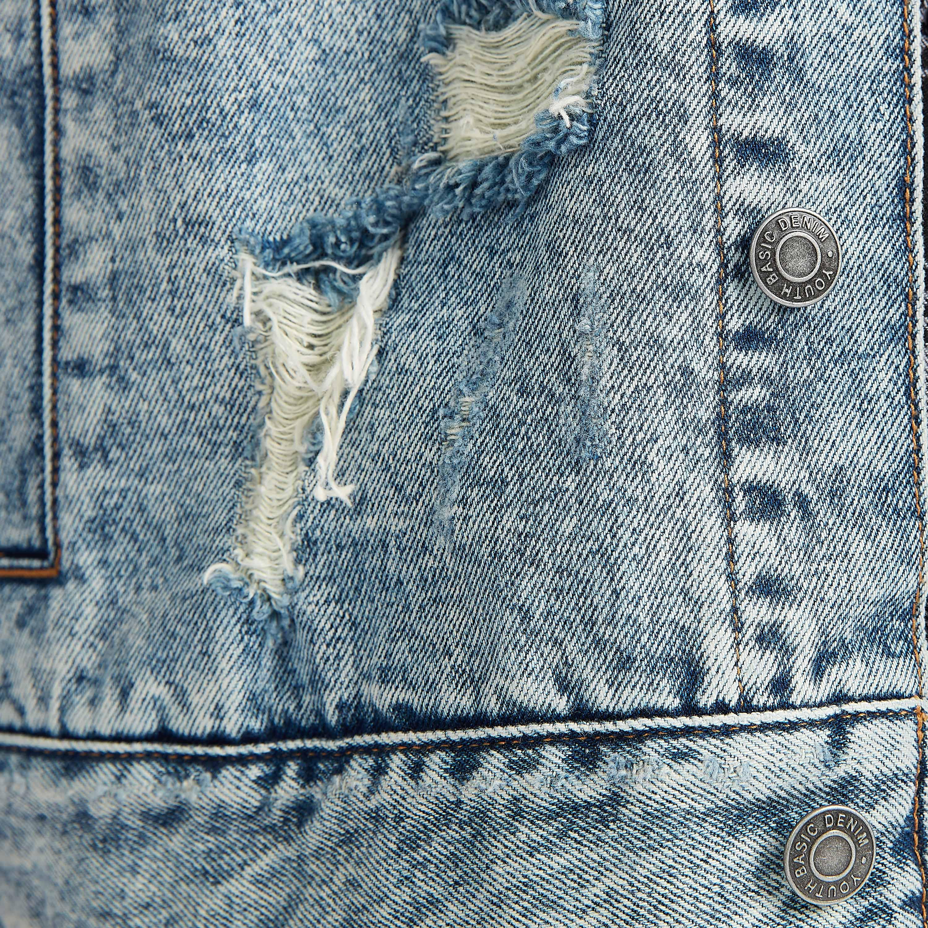 Sustainable Denim Hooded Jacket with Long Sleeves and Pockets-men-clothing-jacketsandblazers-jackets-image-8