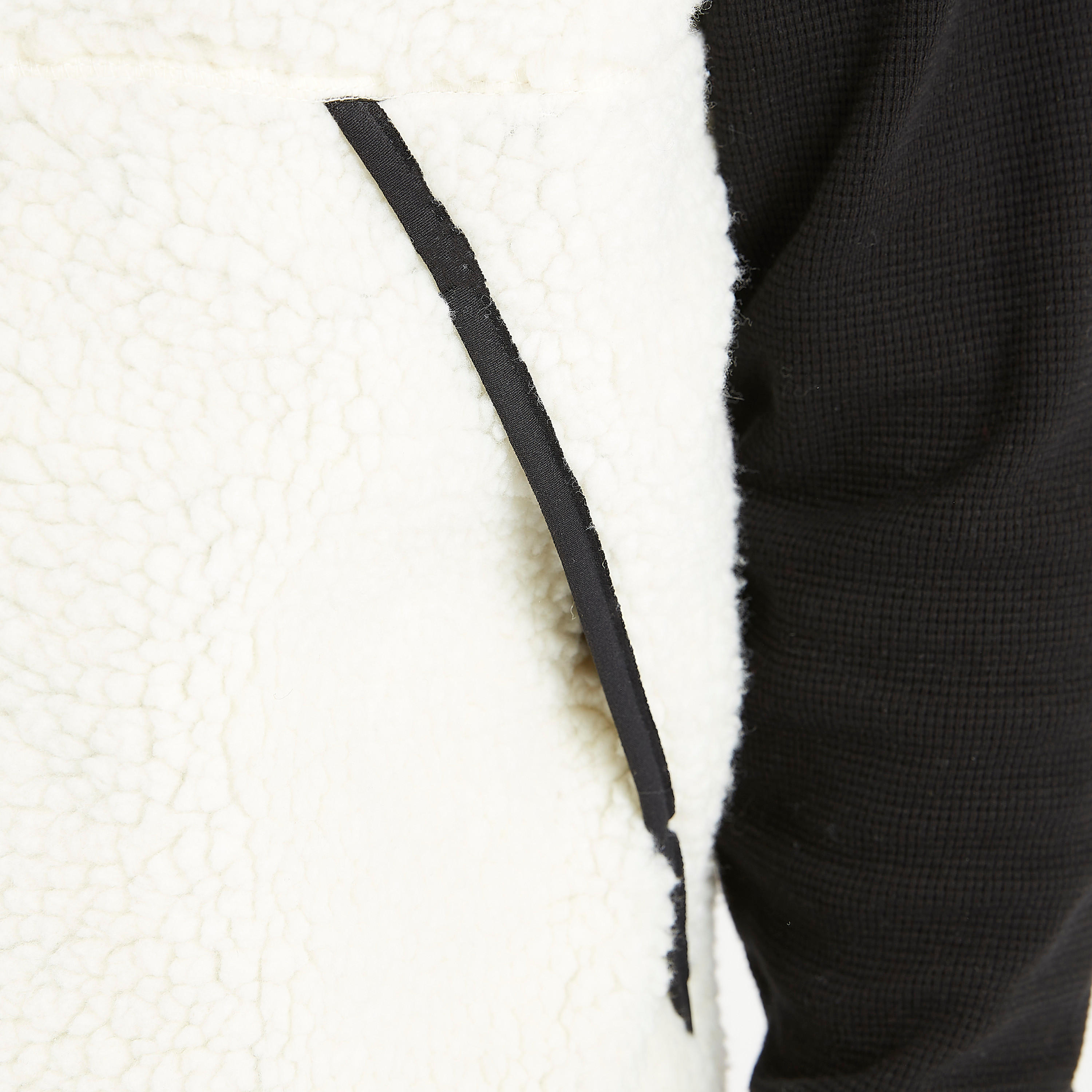 جاكيت فرو إصطناعي بارز الملمس دون أكمام مع جيوب وسحّاب إغلاق-men-clothing-jacketsandblazers-jackets-image-8