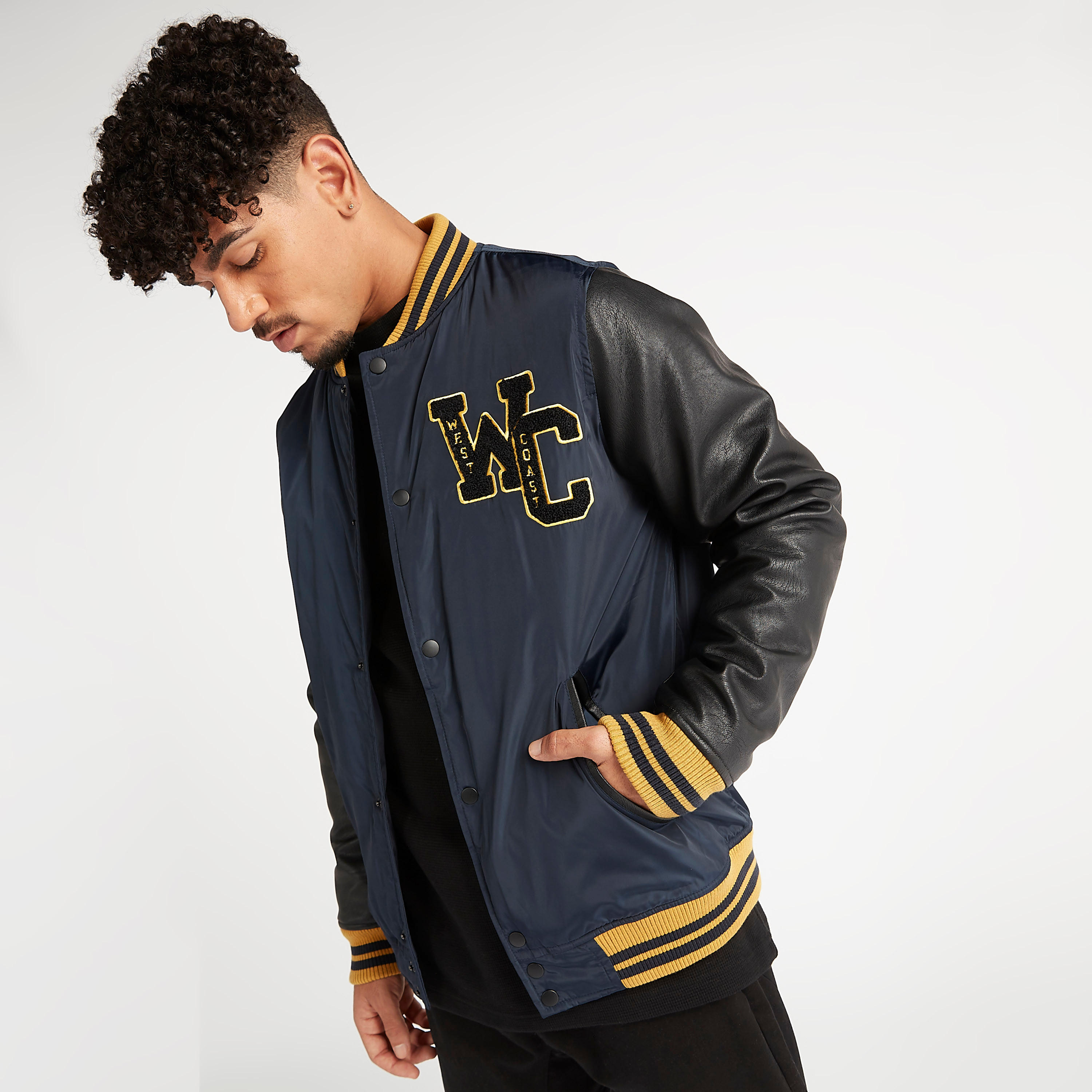 Varsity Jacket with Long Sleeves and Button Closure-men-clothing-jacketsandblazers-jackets-image-3
