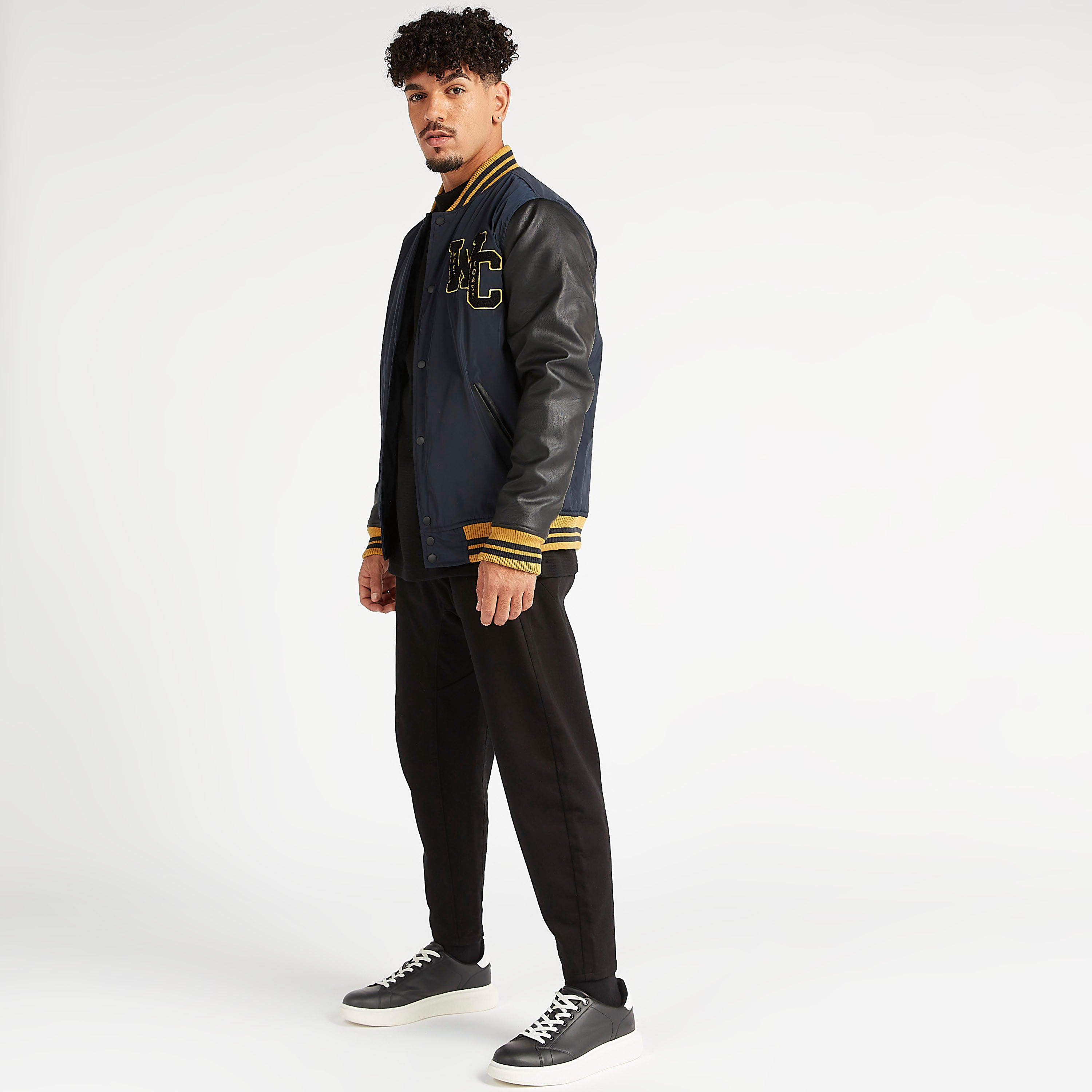 Varsity Jacket with Long Sleeves and Button Closure-men-clothing-jacketsandblazers-jackets-image-7