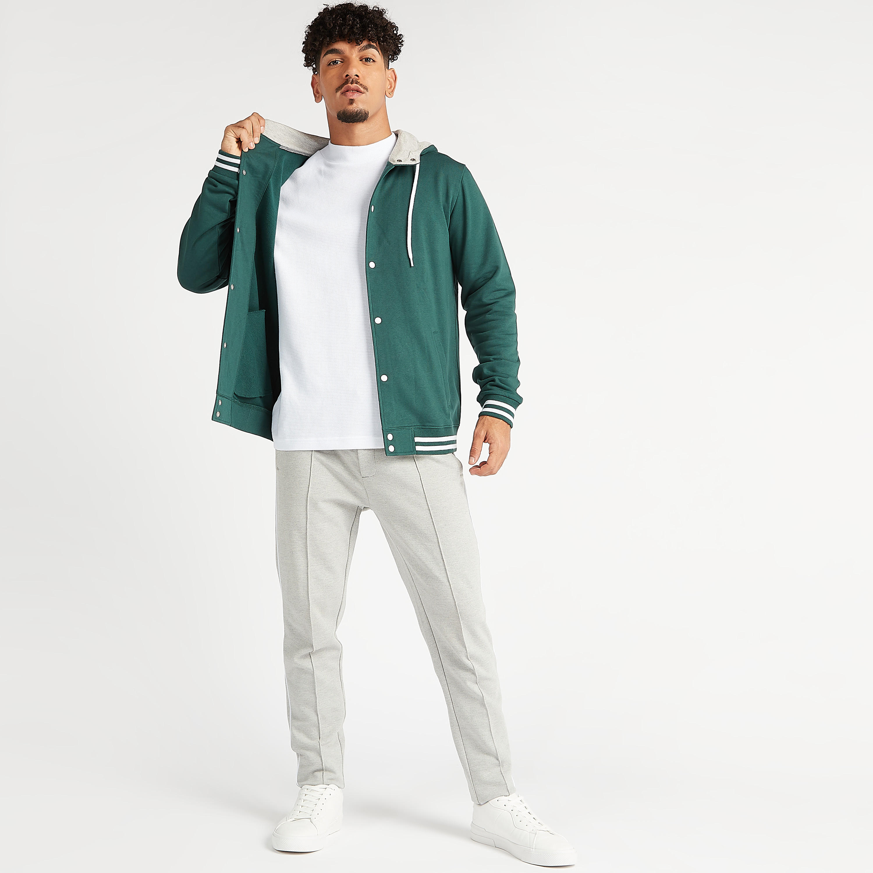 بنطلون مستدام سليم فيت سادة برباط إغلاق وخصر متوسّط الارتفاع-men-clothing-bottoms-trousersandchinos-trousers-image-4