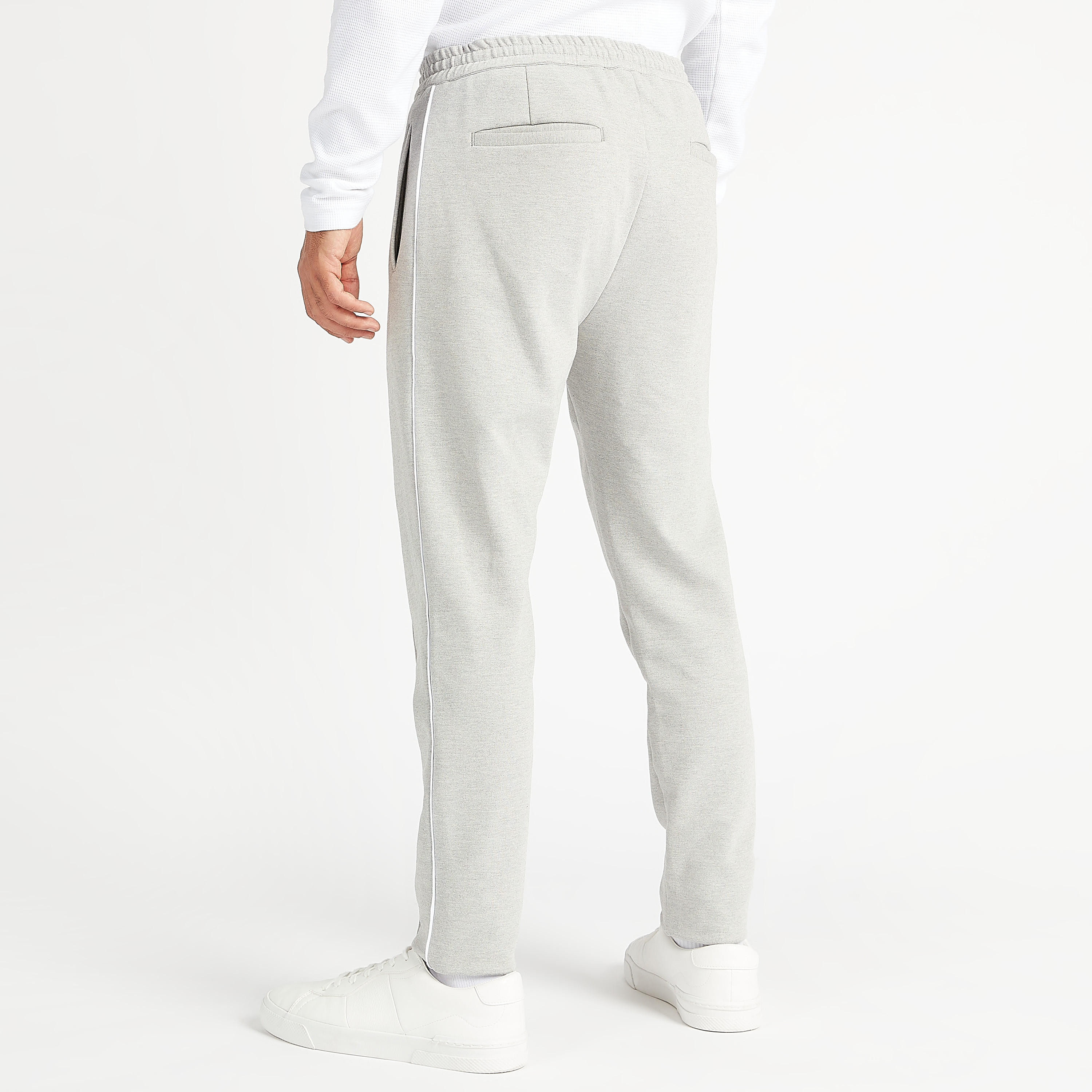 بنطلون مستدام سليم فيت سادة برباط إغلاق وخصر متوسّط الارتفاع-men-clothing-bottoms-trousersandchinos-trousers-image-2