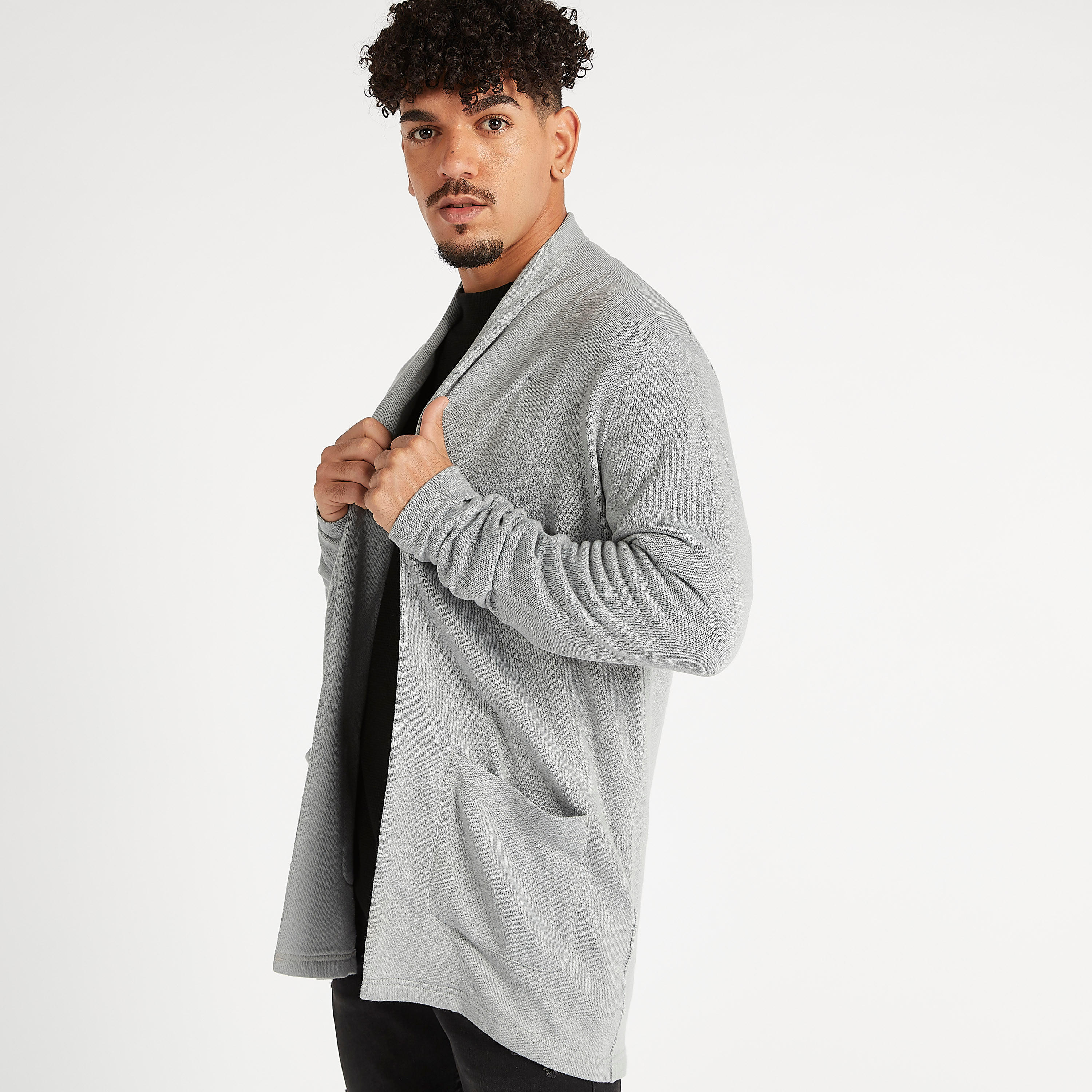 كارديجان مستدام طويل بارز الملمس مع أكمام طويلة وجيوب-men-clothing-sweatersandpullovers-image-5