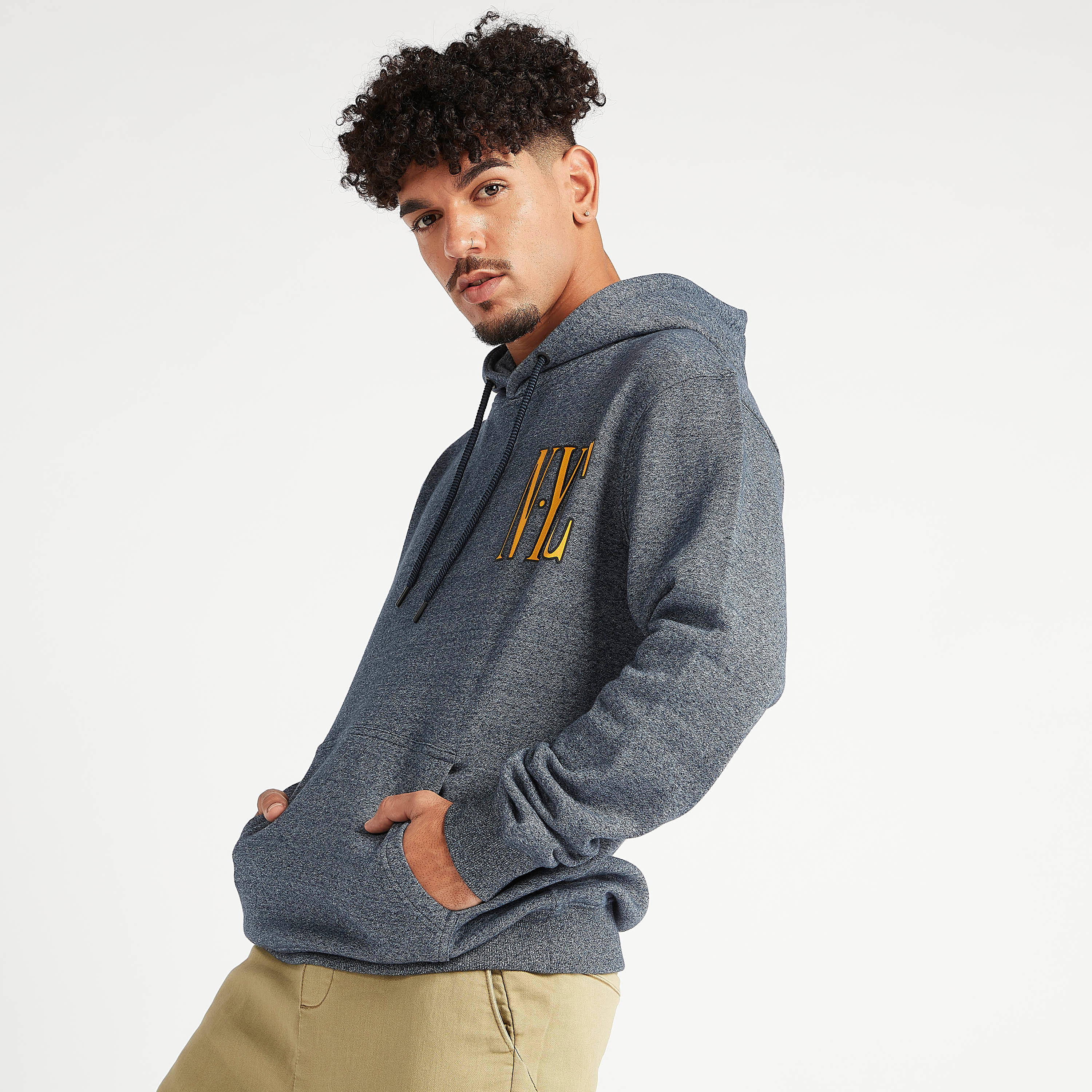 هودي مستدام بتطريز ميلانج وجيوب كنغر-men-winterwear-hoodiesandsweatshirts-image-5