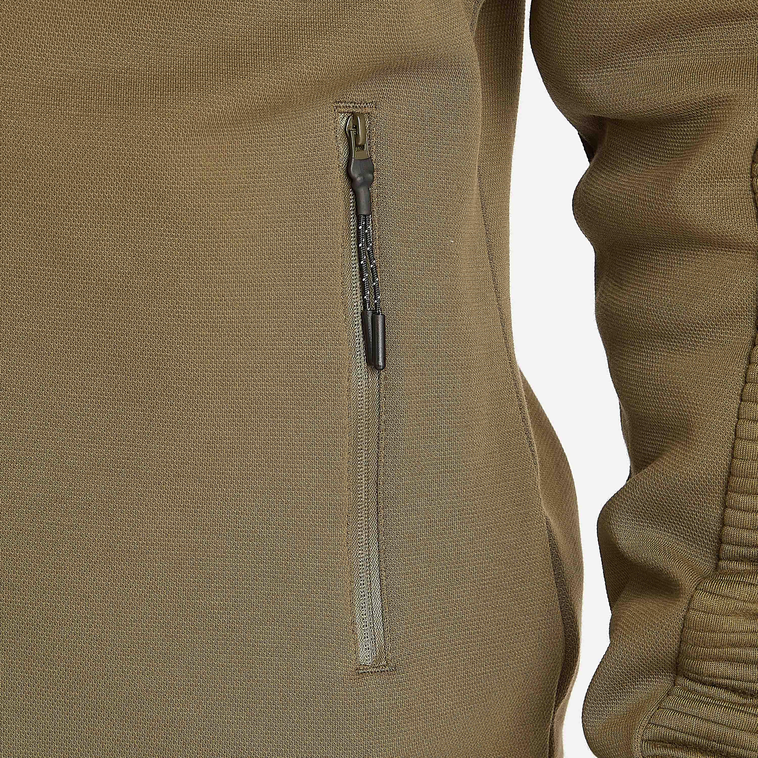 هودي مستدام بارز الملس بسحّاب وأكمام طويلة وجيوب-men-winterwear-hoodiesandsweatshirts-image-5