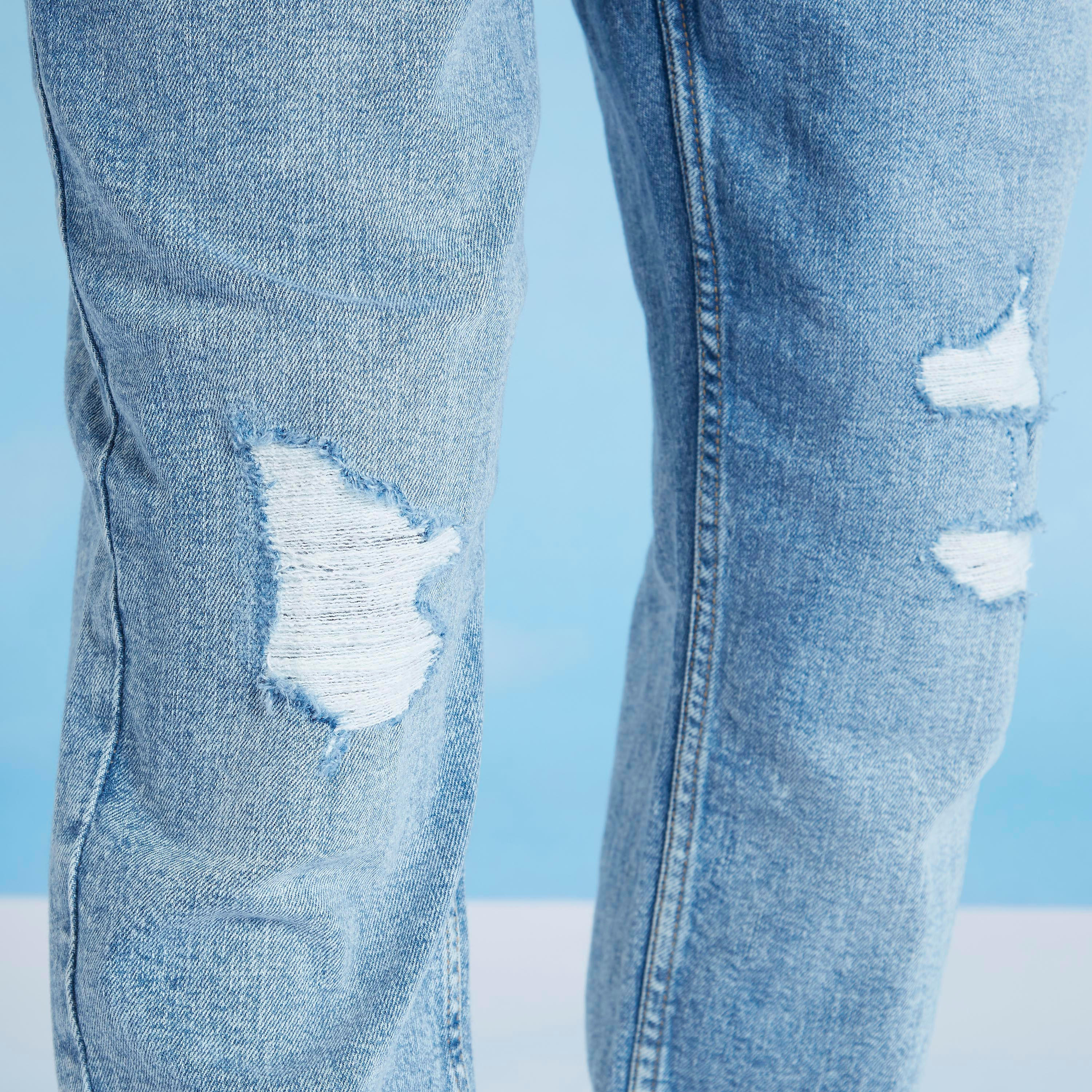 Sustainable Mid-Rise Relaxed Fit Distressed Denim Jeans-men-clothing-bottoms-jeans-image-5
