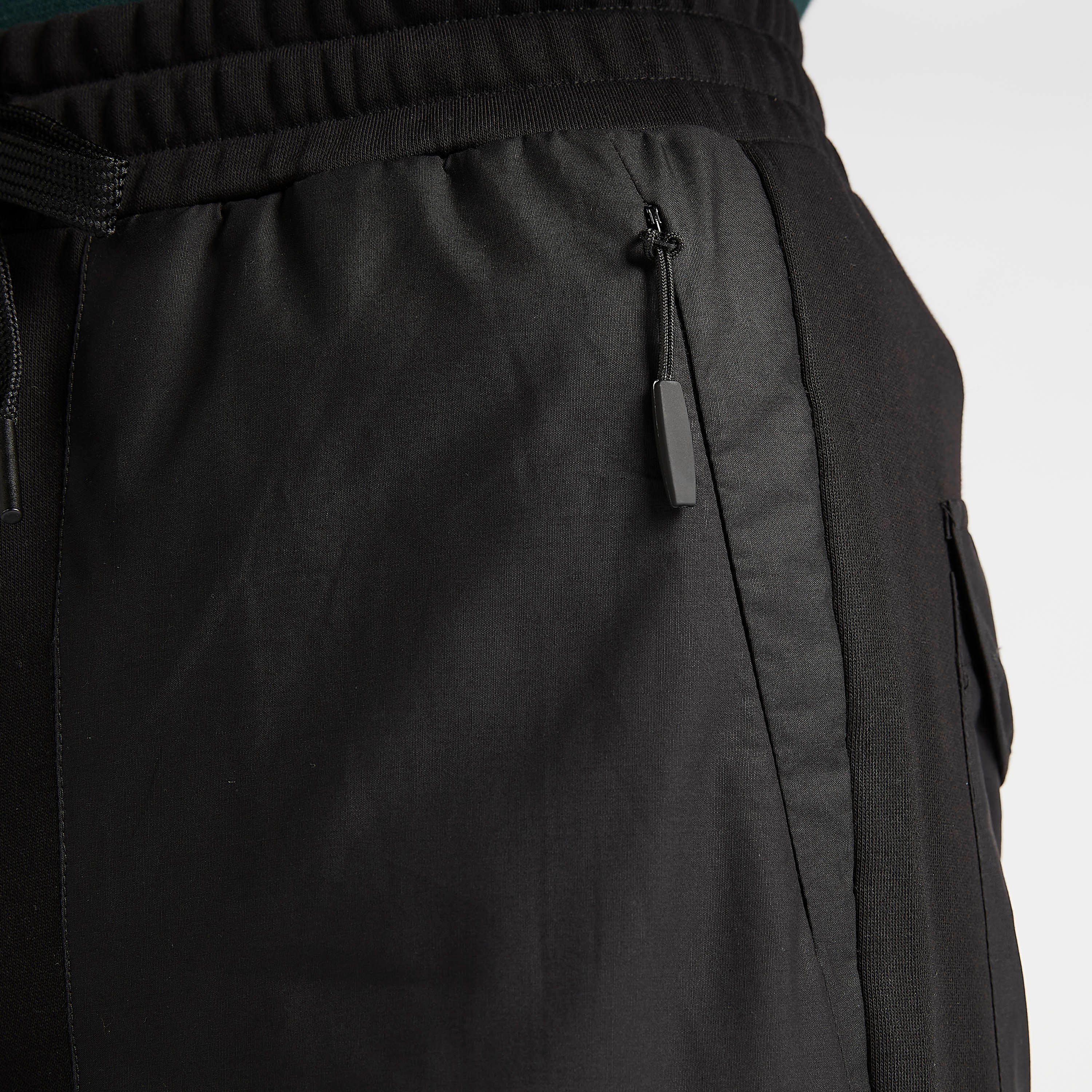 Sustainable Solid Mid-Rise Joggers with Drawstring Closure and Pockets-men-clothing-bottoms-joggers-image-3