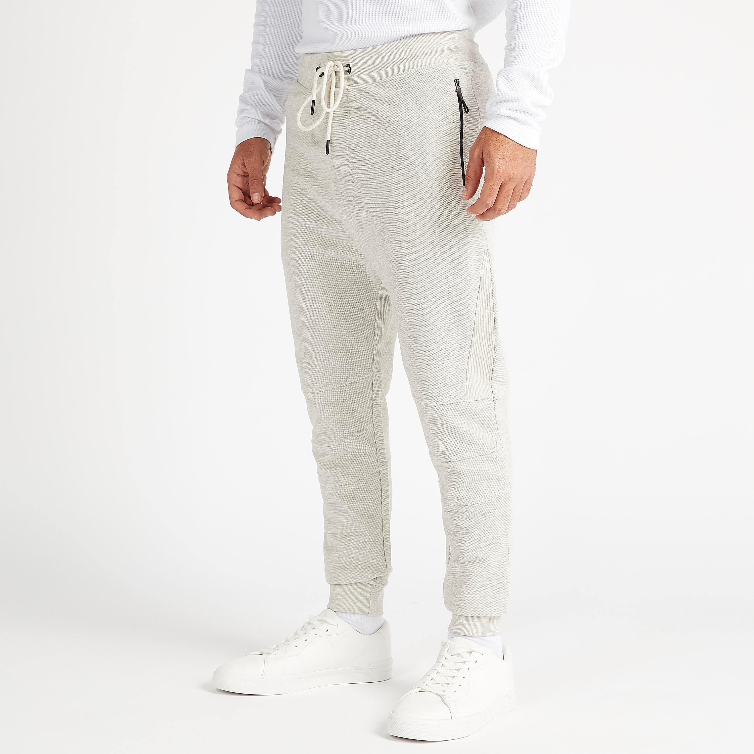 Sustainable Solid Joggers with Ottoman Panels and Zipper Pockets-men-clothing-bottoms-joggers-image-1