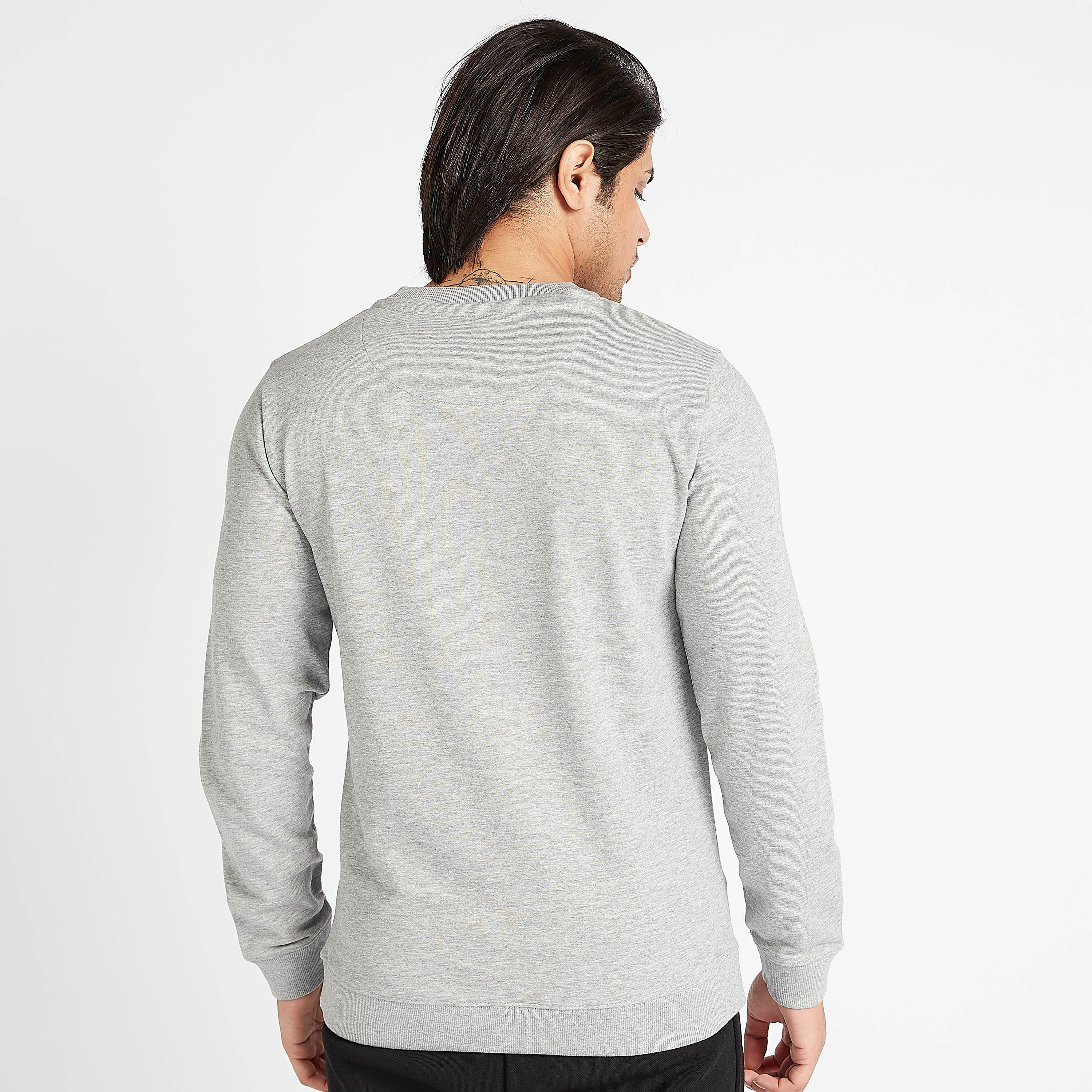 Printed Crew Neck Sweatshirt with Long Sleeves-men-winterwear-hoodiesandsweatshirts-image-4