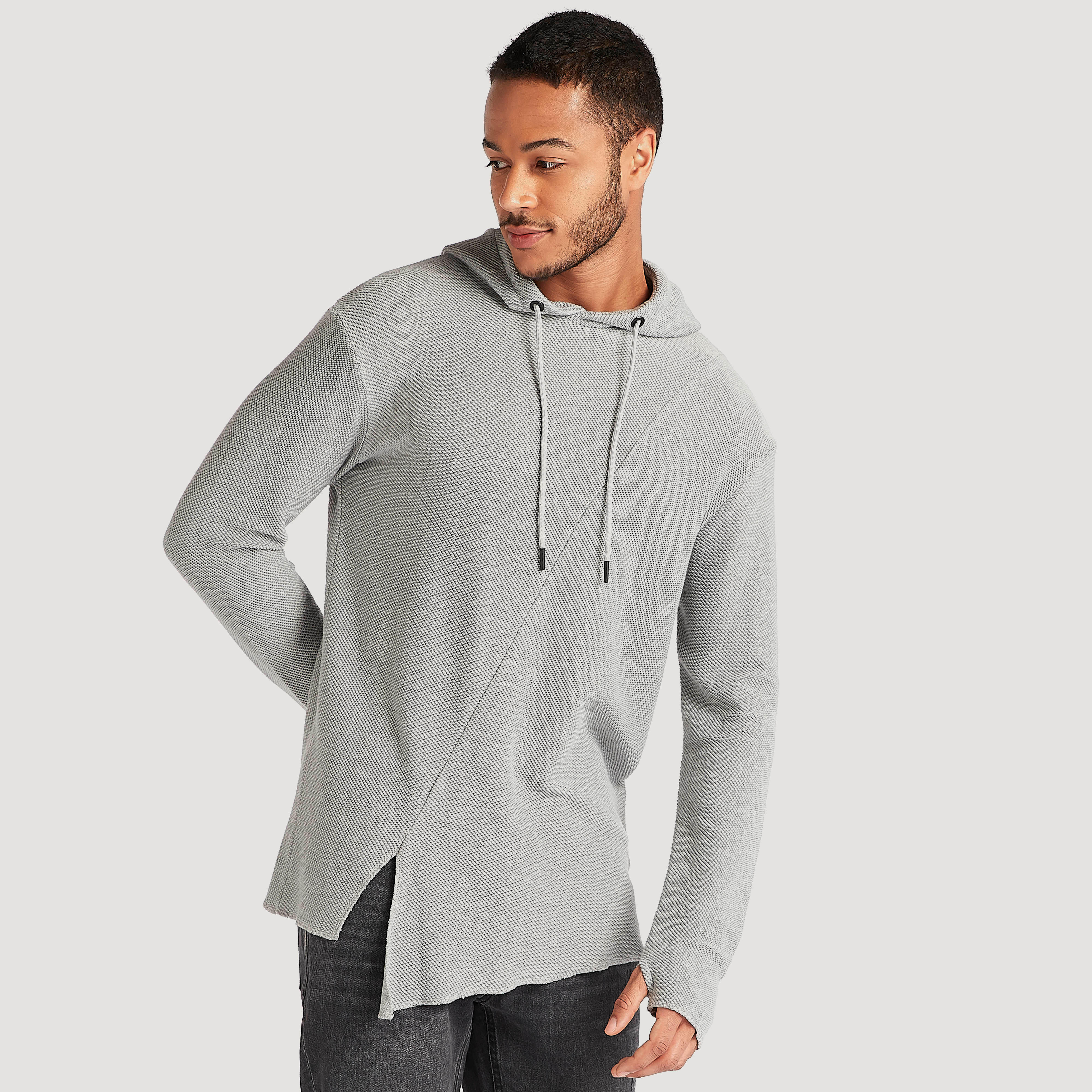 هودي طويل بارز الملمس بأكمام طويلة-men-winterwear-hoodiesandsweatshirts-image-6