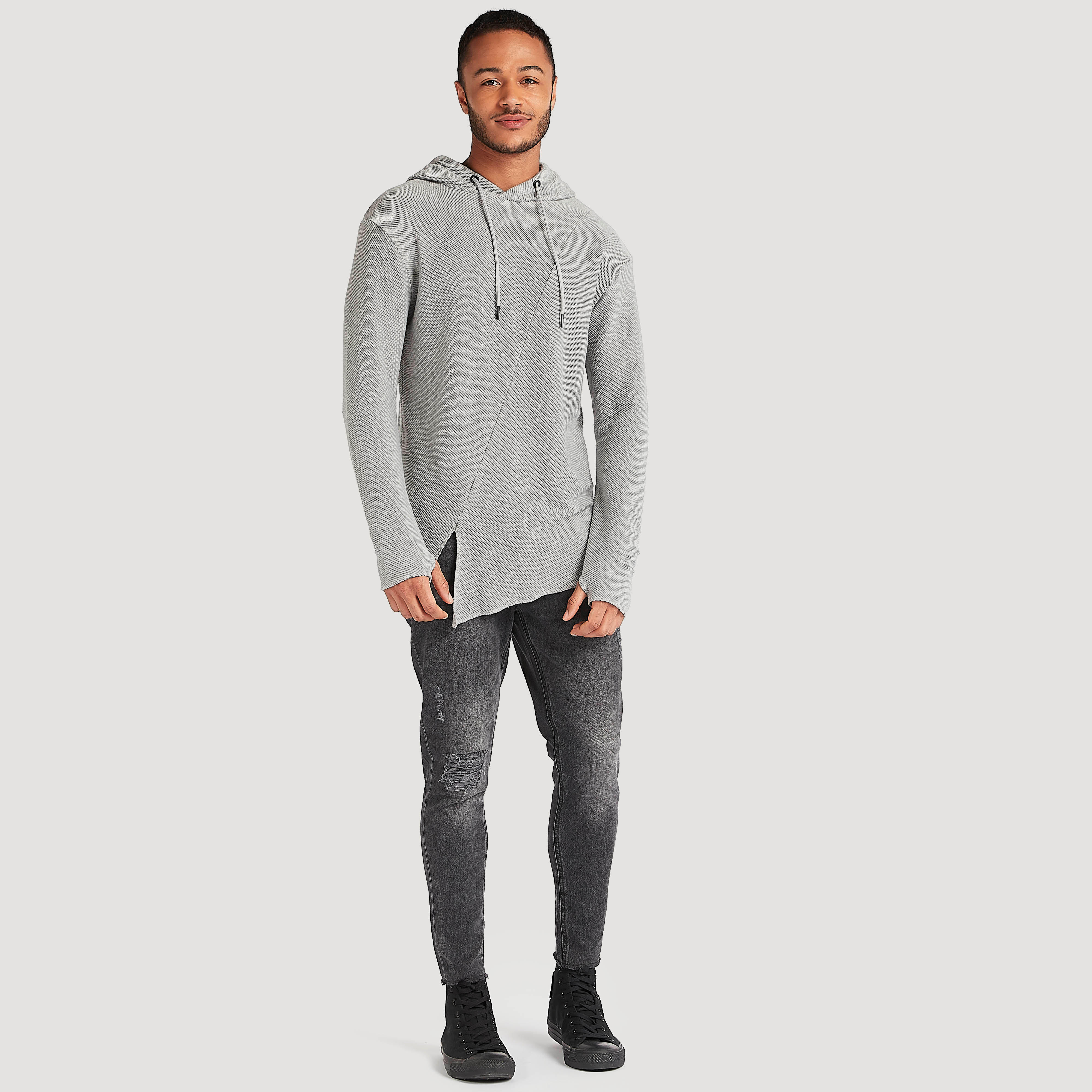 هودي طويل بارز الملمس بأكمام طويلة-men-winterwear-hoodiesandsweatshirts-image-5