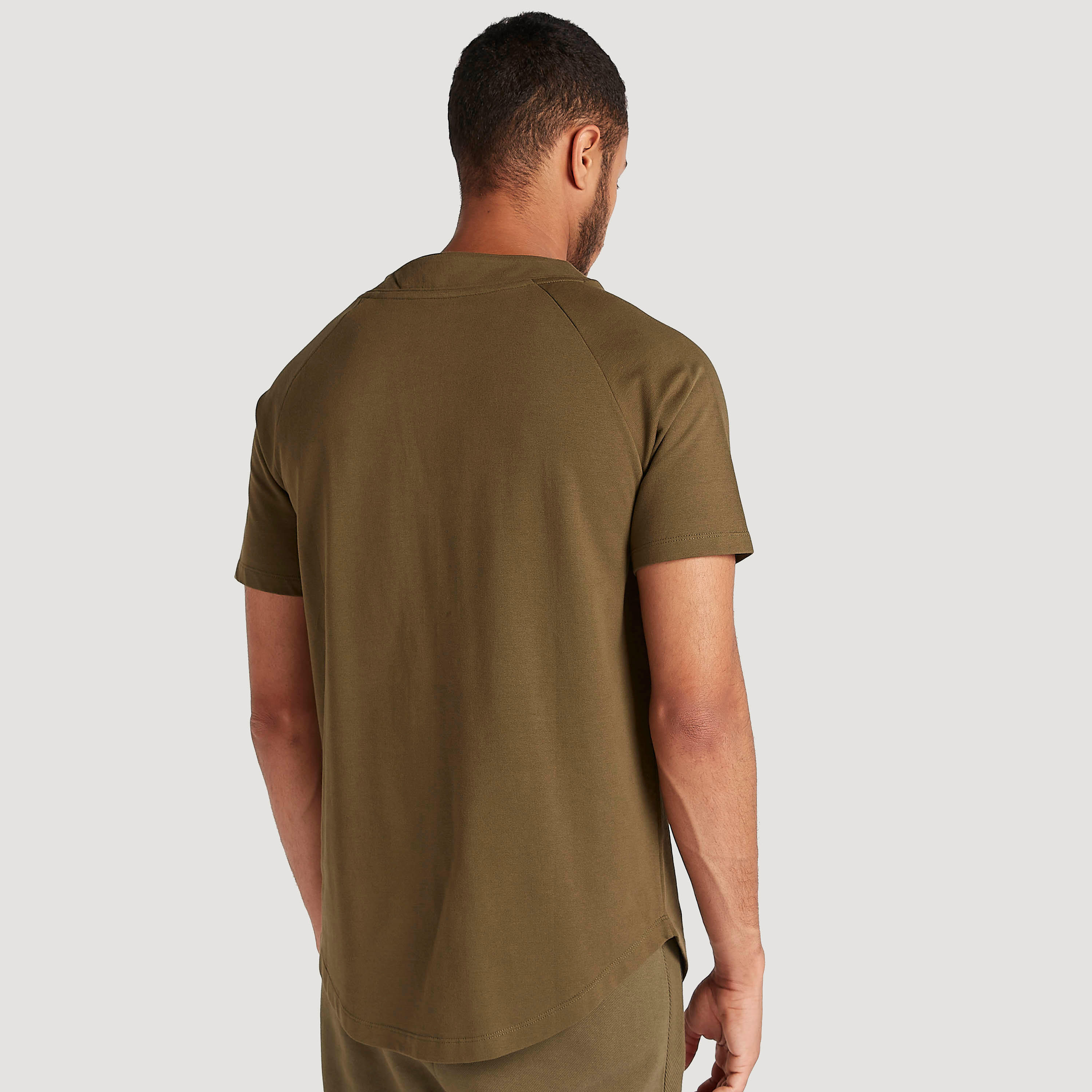 قميص سادة بزر مع أكمام قصيرة مغايرة-men-clothing-shirts-image-2