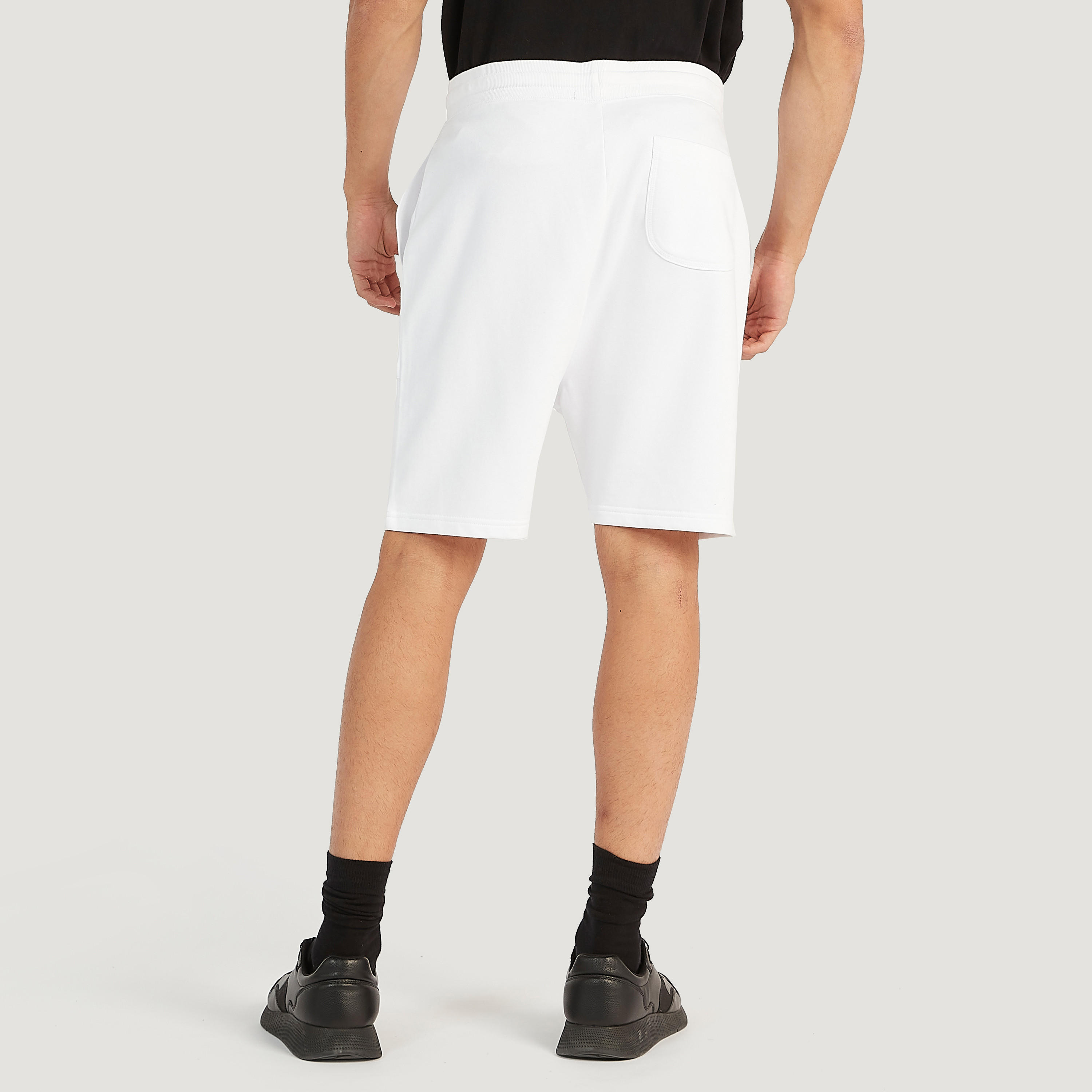 Solid Shorts with Drawstring Closure and Pockets-men-clothing-bottoms-shorts-image-4