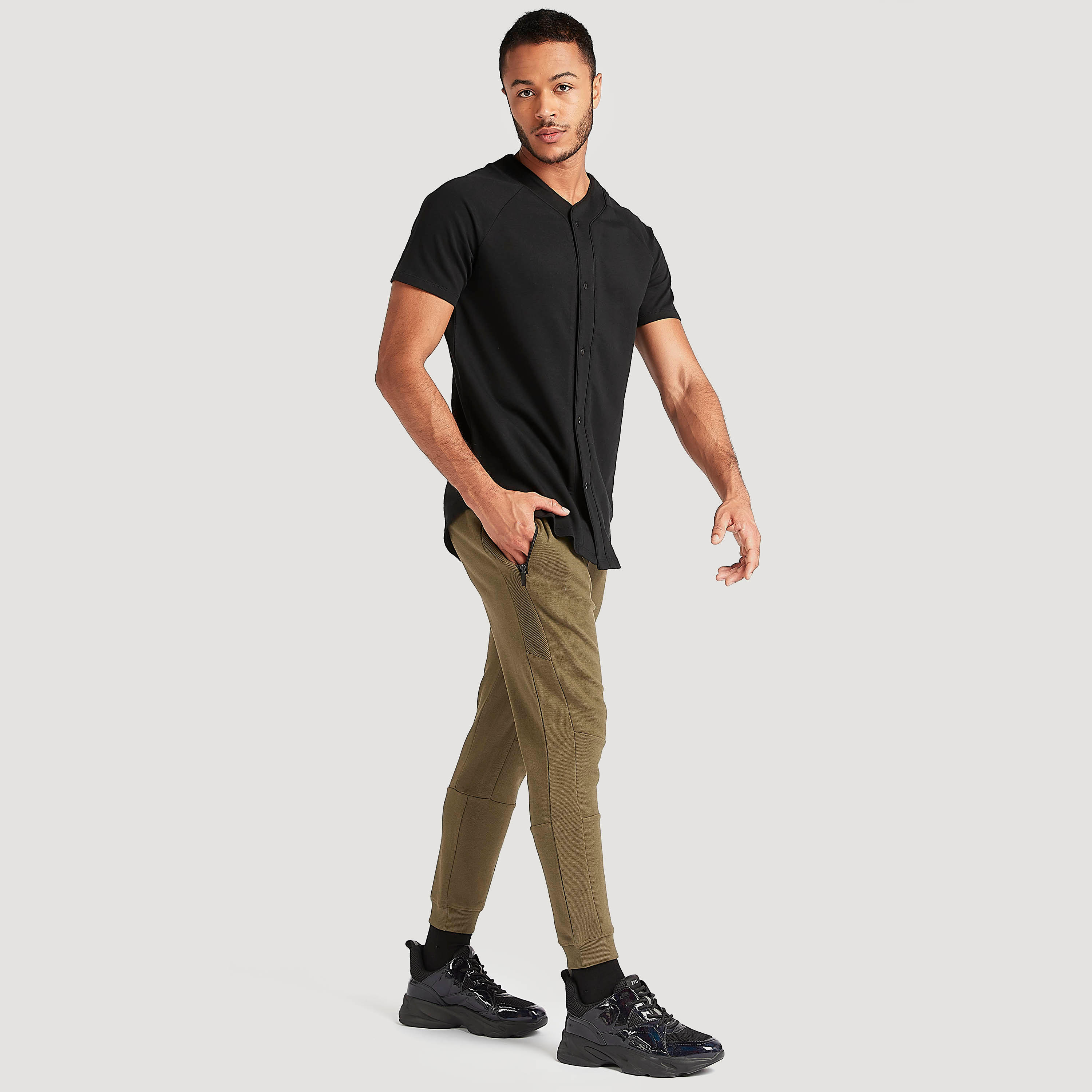 Solid Jog Pants with Drawstring Waistband and Pockets-men-clothing-bottoms-joggers-image-2