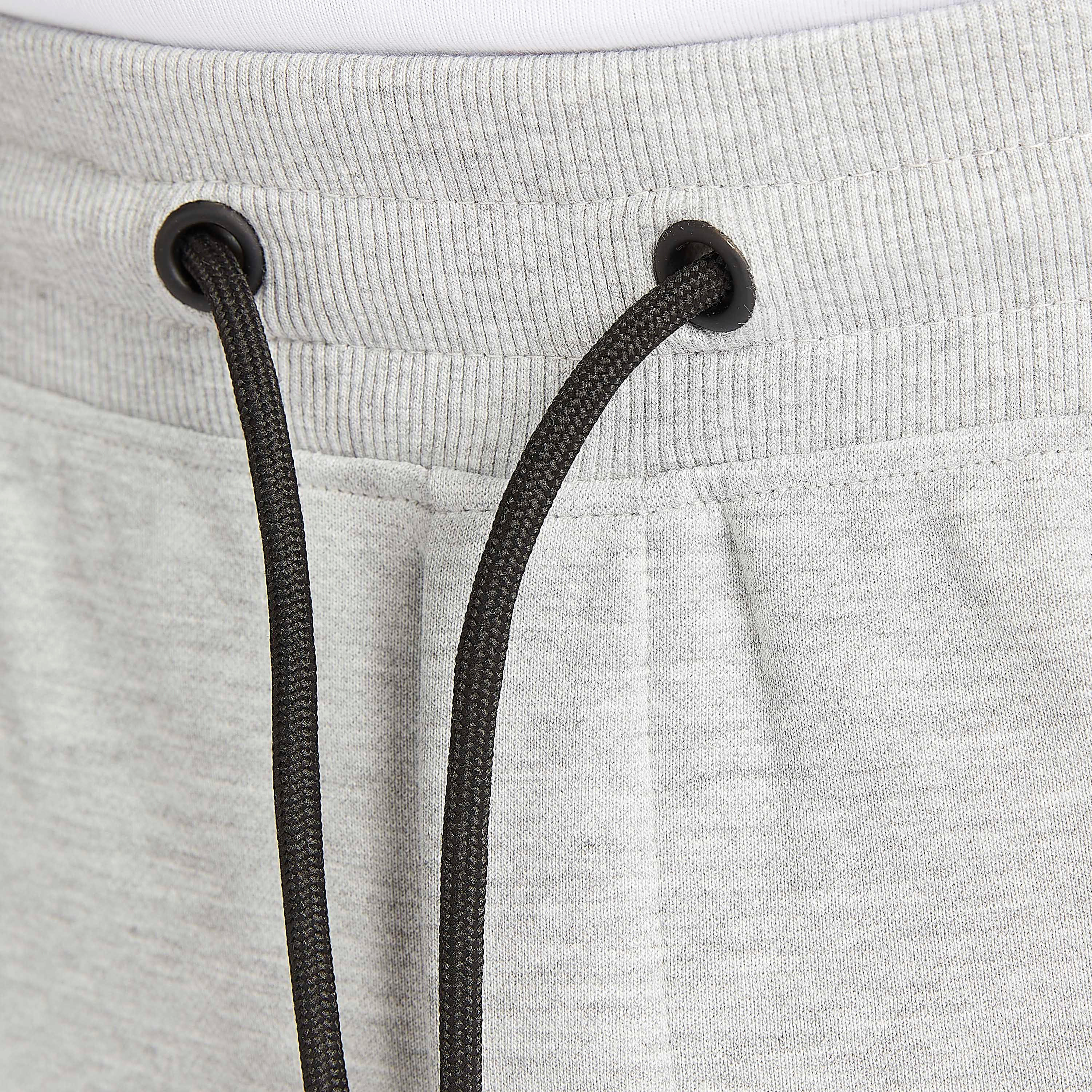 بنطلون رياضي سادة برباط إغلاق وجيوب بسحّاب-men-clothing-bottoms-joggers-image-1