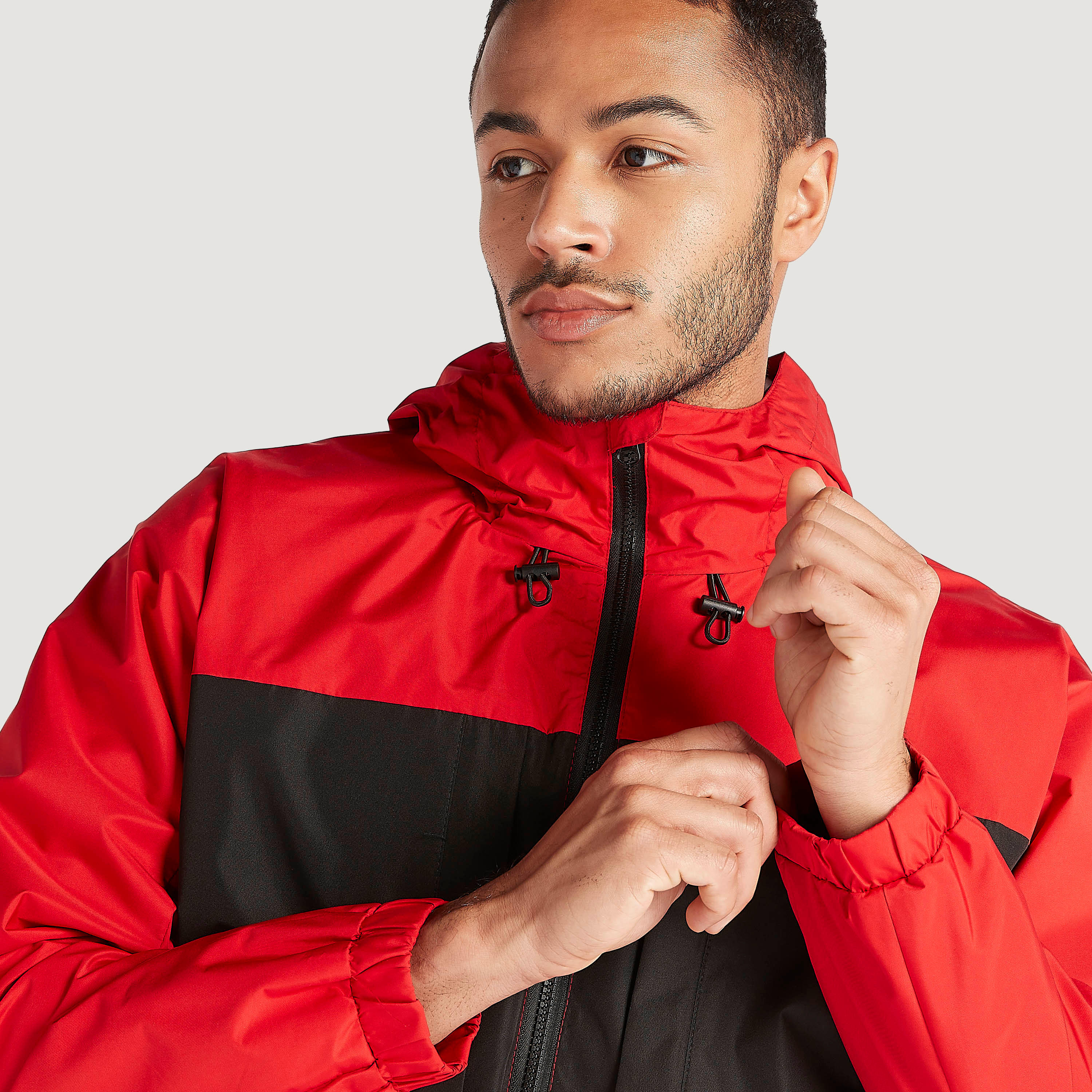 Solid Zip Through Lightweight Jacket with Long Sleeves and Hood-men-clothing-jacketsandblazers-jackets-image-3