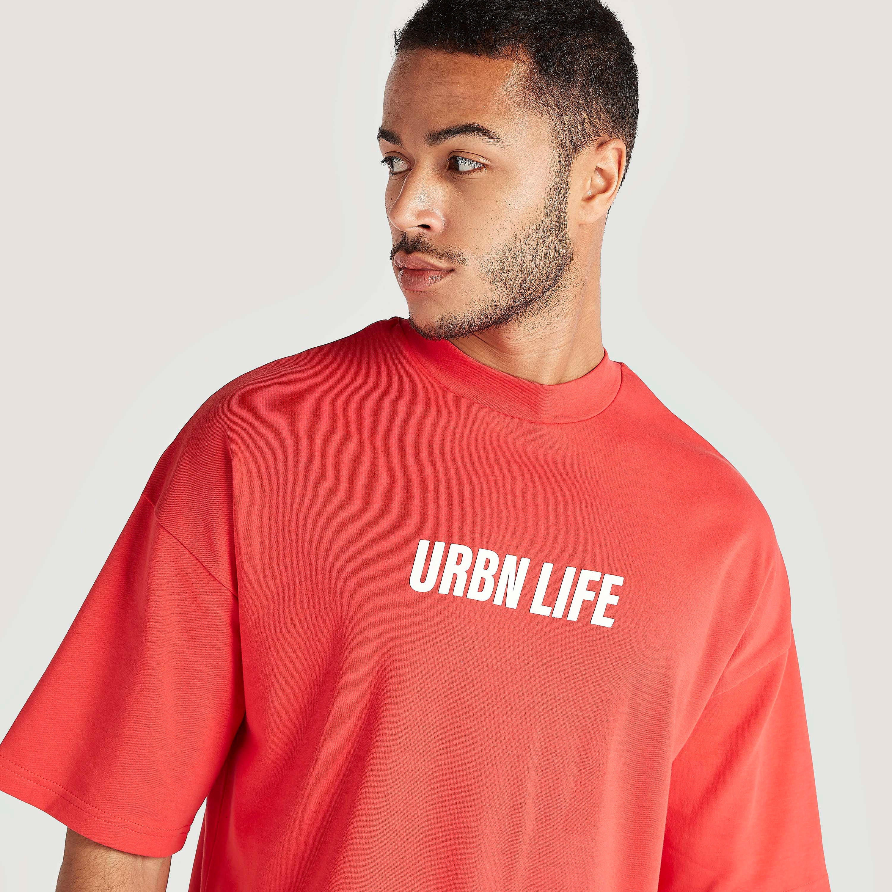 Printed Crew Neck T-shirt and Short Sleeves-men-clothing-tshirtsandpolos-tshirts-image-3