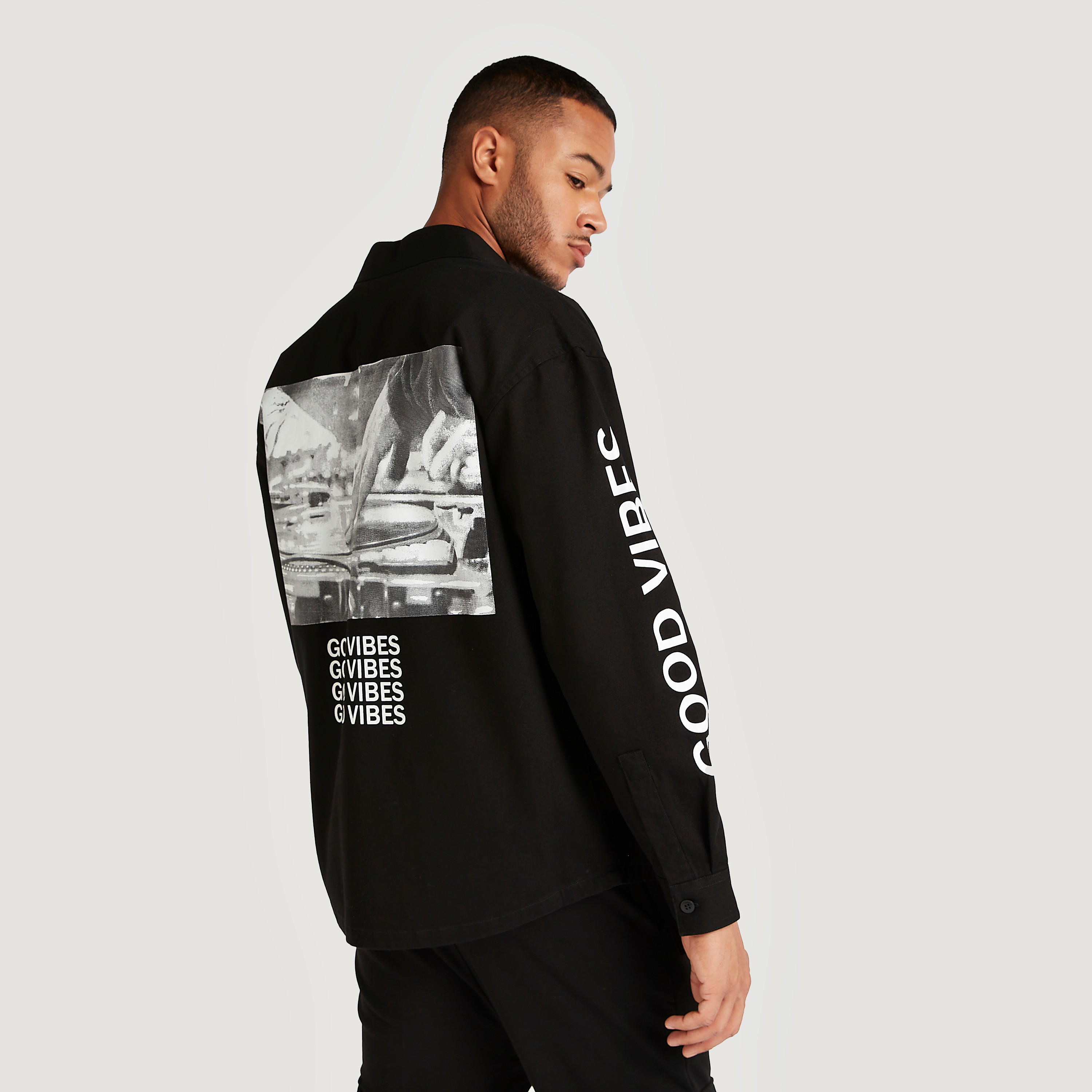 Relaxed Fit Printed Collared Shirt with Long Sleeves-men-clothing-shirts-image-4