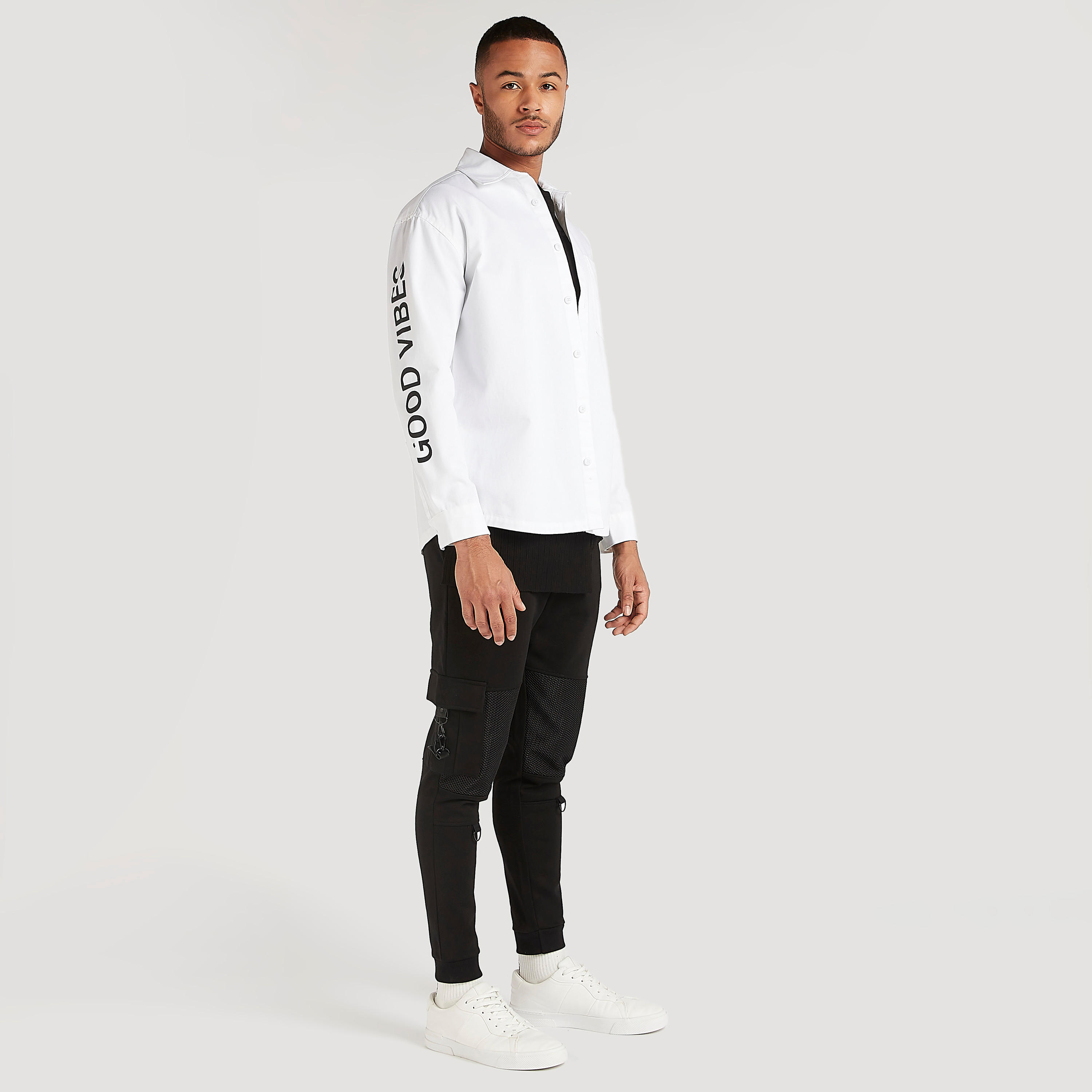 Printed Collared Shirt with Long Sleeves-men-clothing-shirts-image-7
