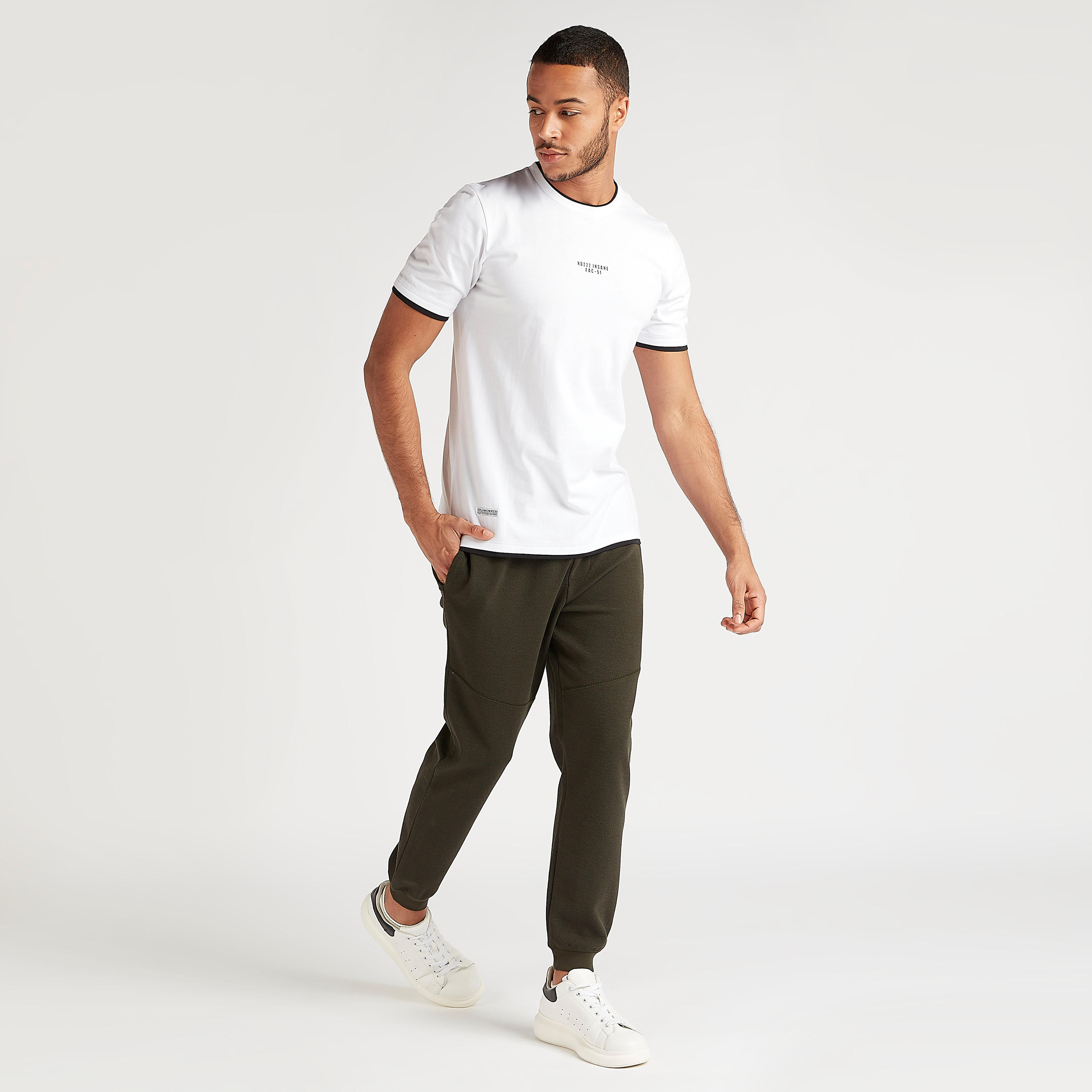 Solid Joggers with Drawstring Waist-men-clothing-bottoms-joggers-image-2