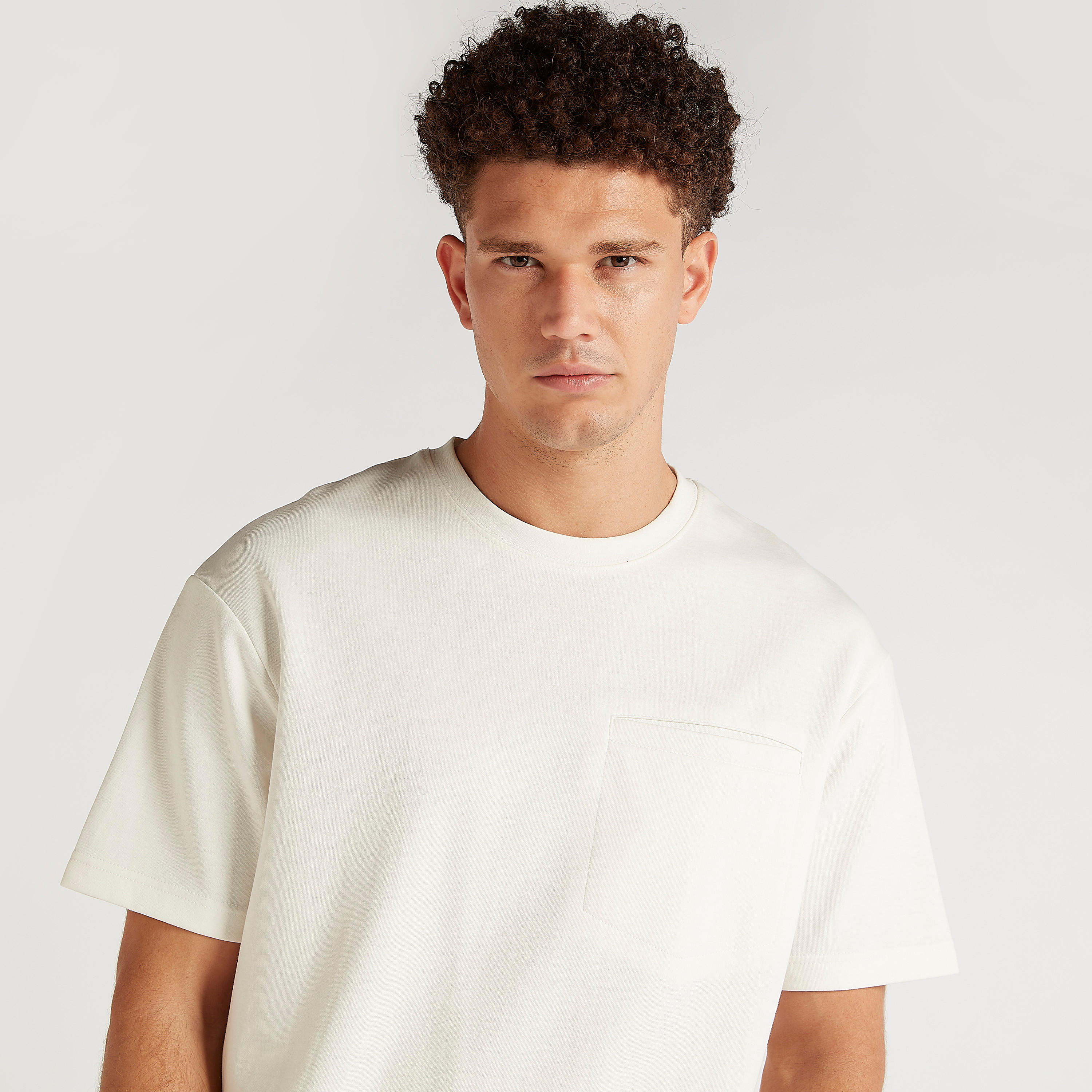 Solid T-shirt with Short Sleeves and Crew Neck-men-clothing-tshirtsandpolos-tshirts-image-3