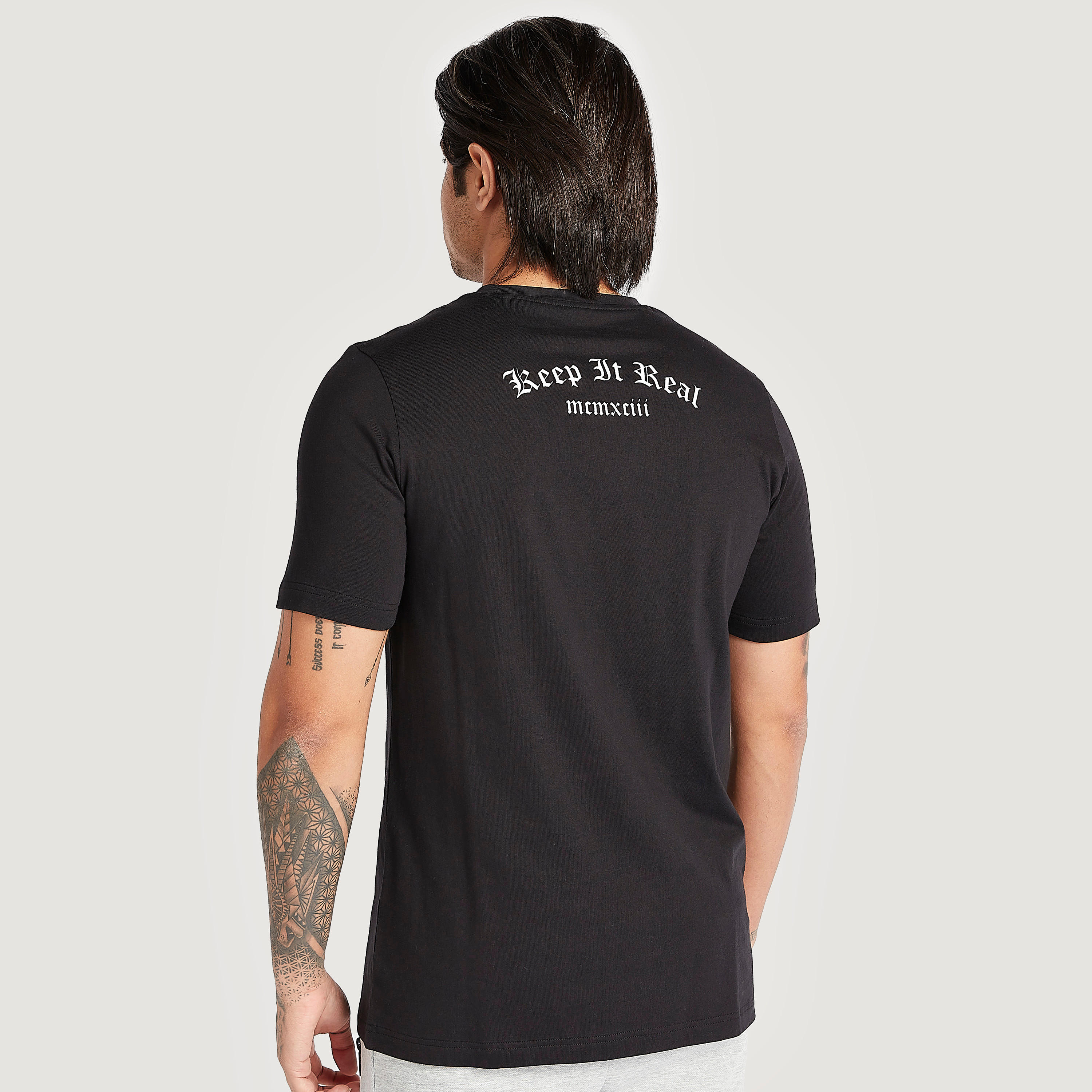 Printed Crew Neck T-shirt with Short Sleeves-men-clothing-tshirtsandpolos-tshirts-image-4
