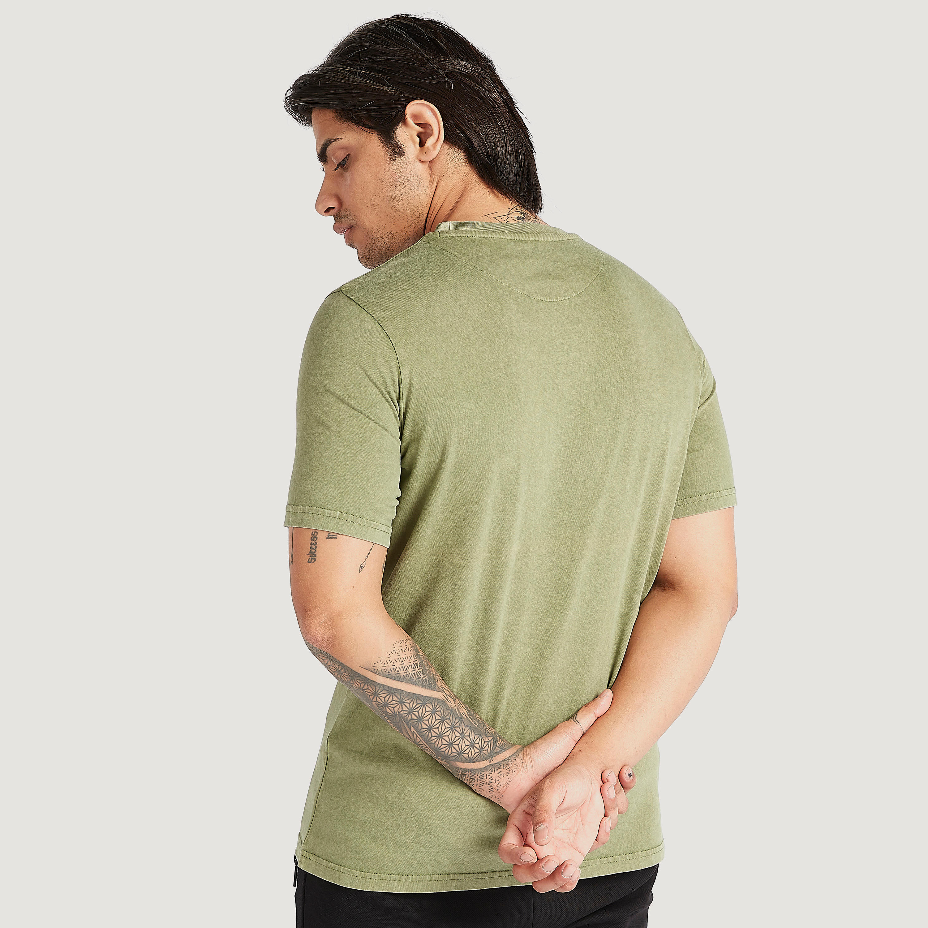 Printed T-shirt with Crew Neck and Short Sleeves-men-clothing-tshirtsandpolos-tshirts-image-4